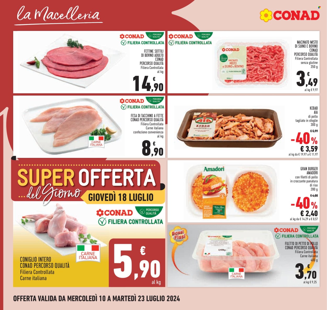 Volantino Conad - 10/7/2024 - 23/7/2024. Pagina 2