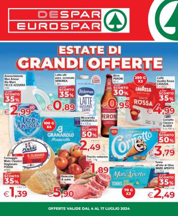Volantino Eurospar - 4/7/2024 - 17/7/2024.