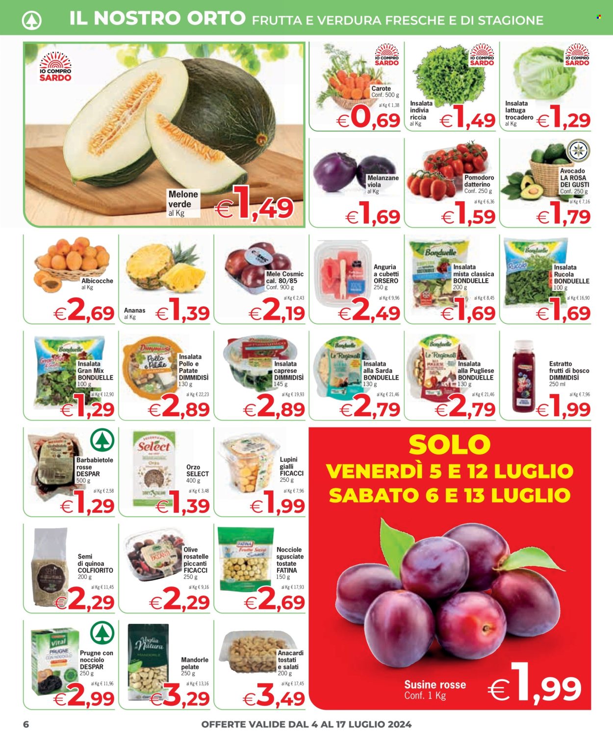 Volantino Eurospar - 4/7/2024 - 17/7/2024. Pagina 6