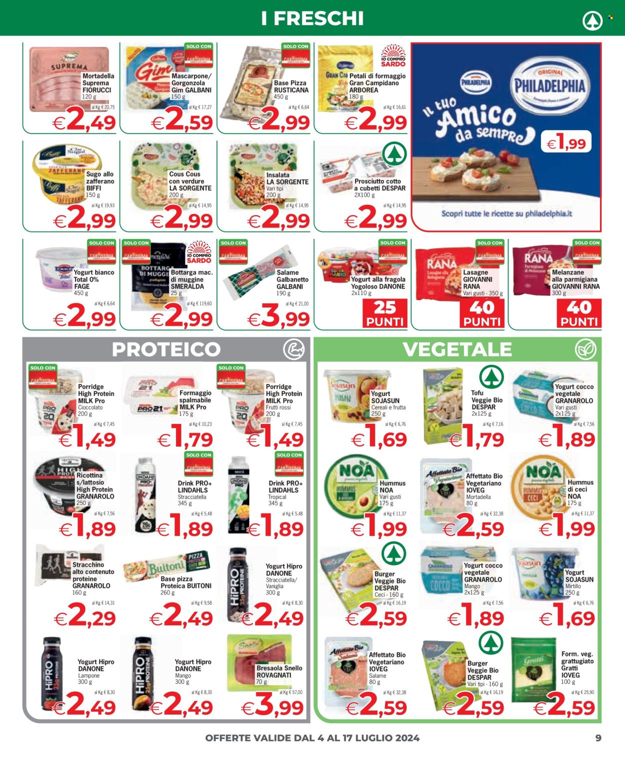 Volantino Eurospar - 4/7/2024 - 17/7/2024. Pagina 9