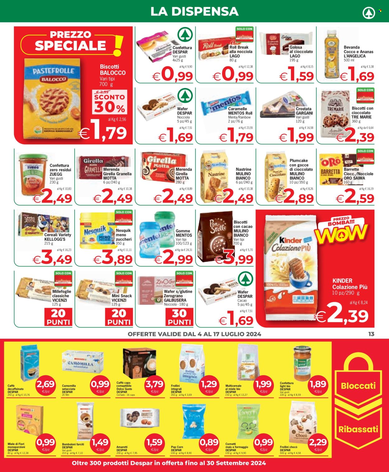 Volantino Eurospar - 4/7/2024 - 17/7/2024. Pagina 13