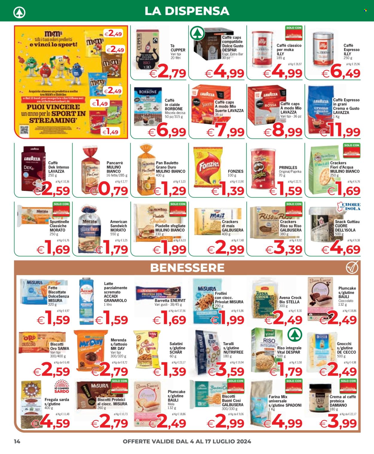 Volantino Eurospar - 4/7/2024 - 17/7/2024. Pagina 14