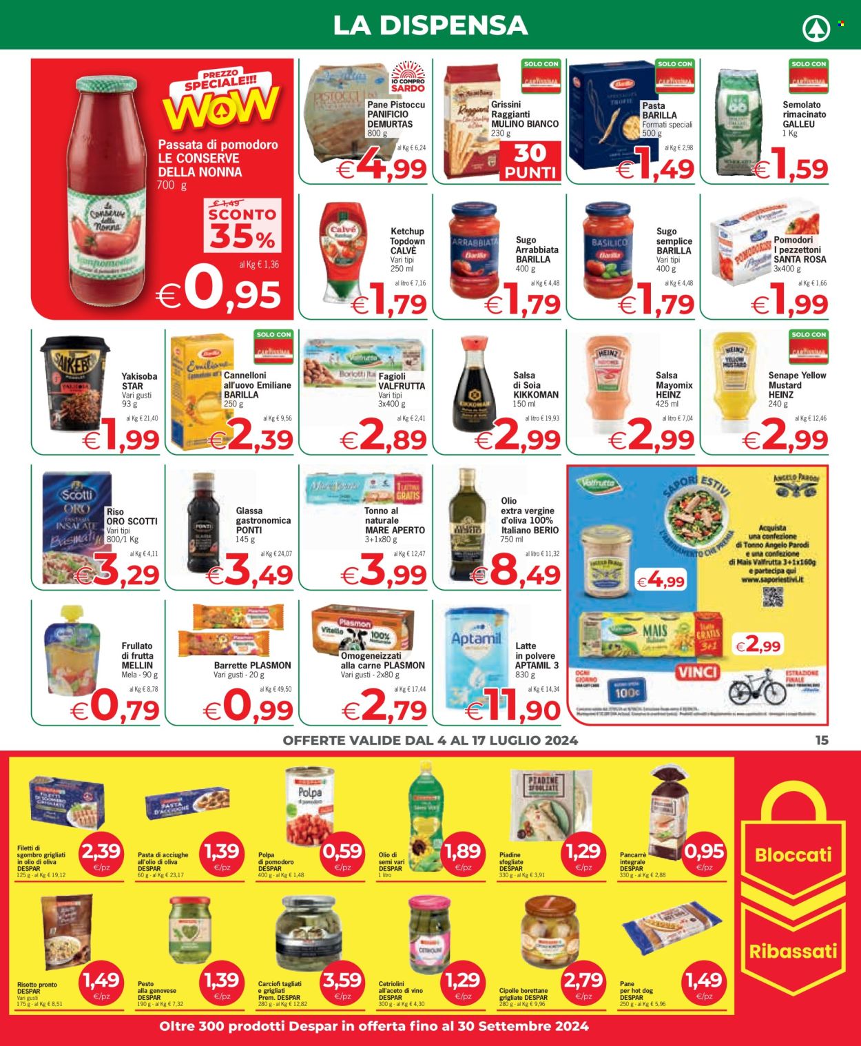 Volantino Eurospar - 4/7/2024 - 17/7/2024. Pagina 15