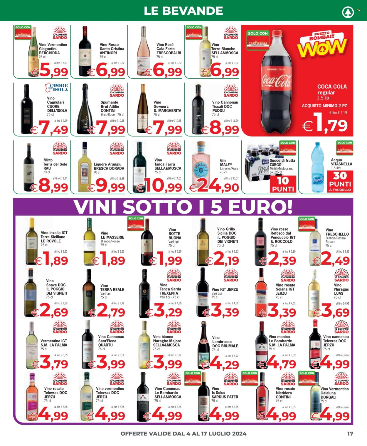 Volantino Eurospar - 4/7/2024 - 17/7/2024. Pagina 17