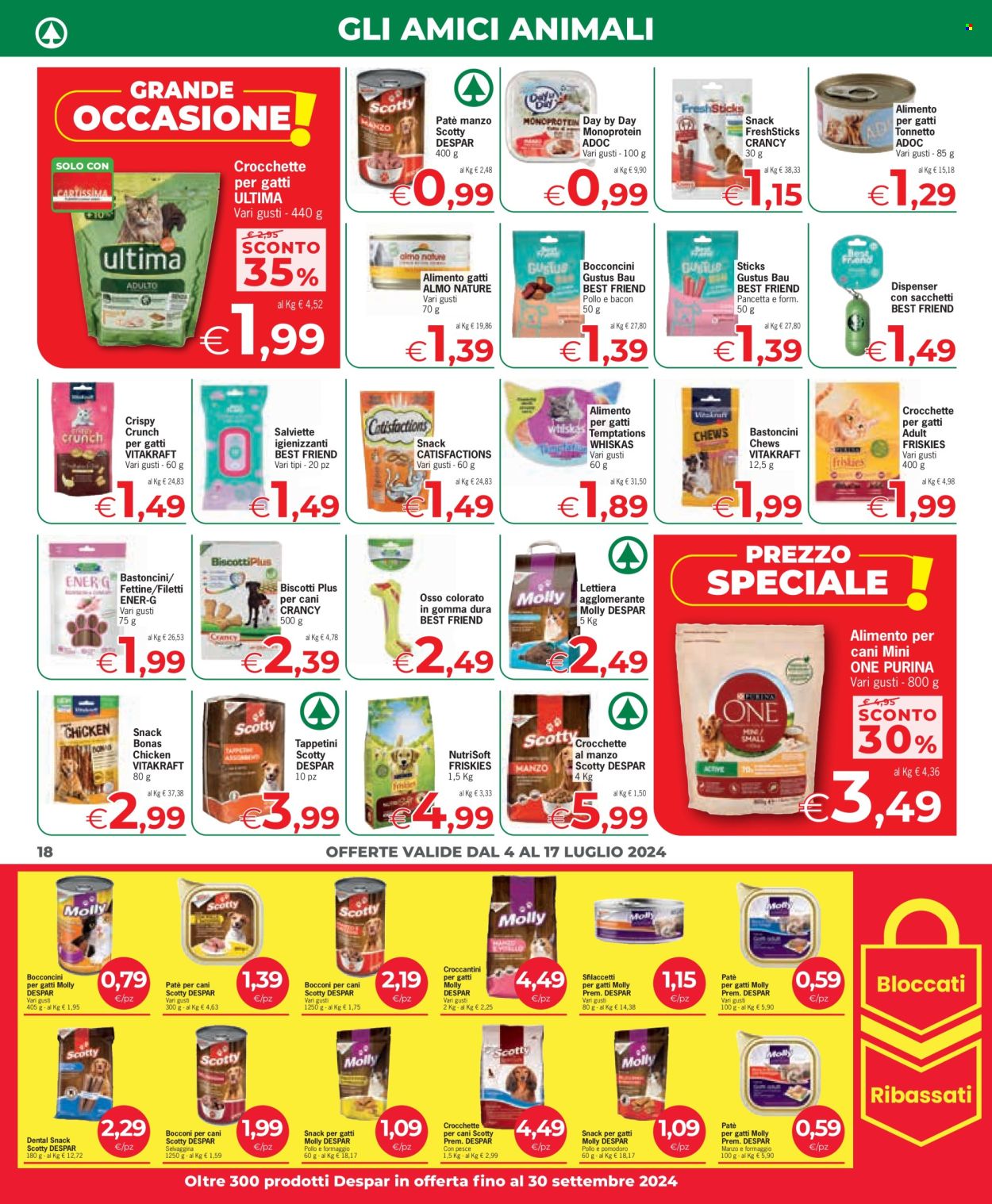Volantino Eurospar - 4/7/2024 - 17/7/2024. Pagina 18