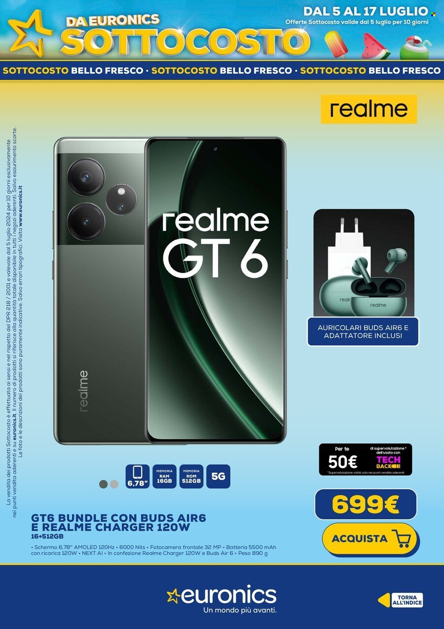 Volantino Euronics - 5/7/2024 - 17/7/2024. Pagina 23