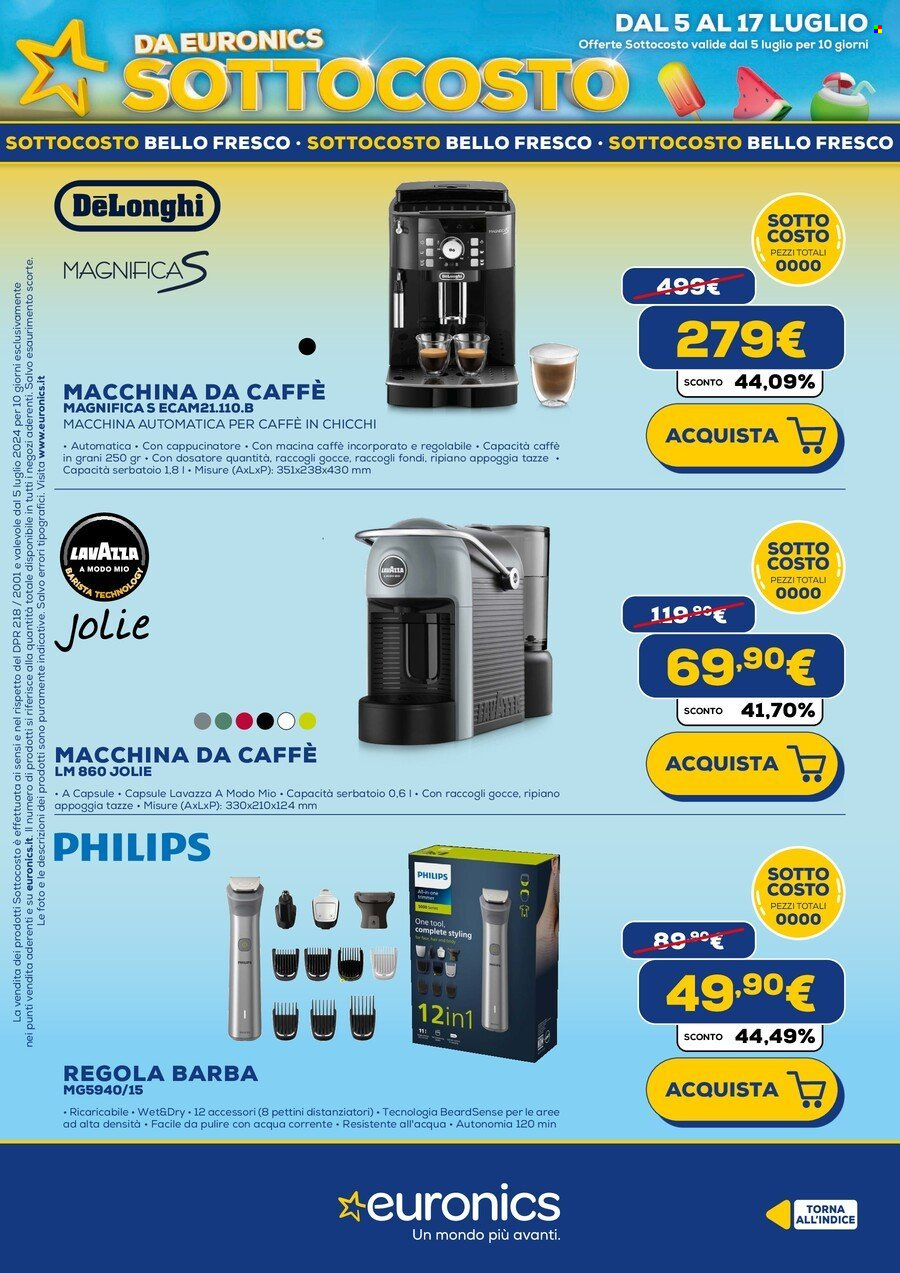 Volantino Euronics - 5/7/2024 - 17/7/2024. Pagina 31