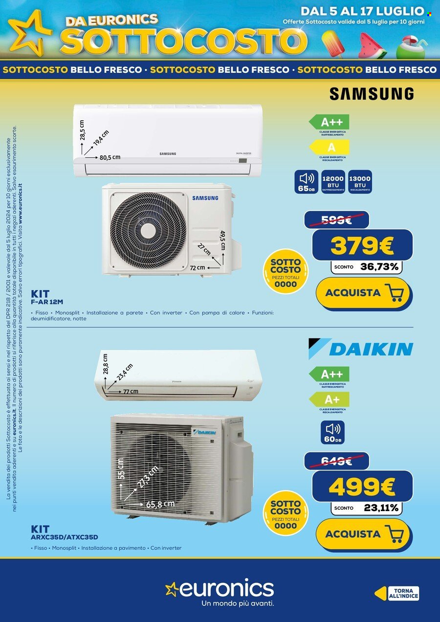 Volantino Euronics - 5/7/2024 - 17/7/2024. Pagina 41