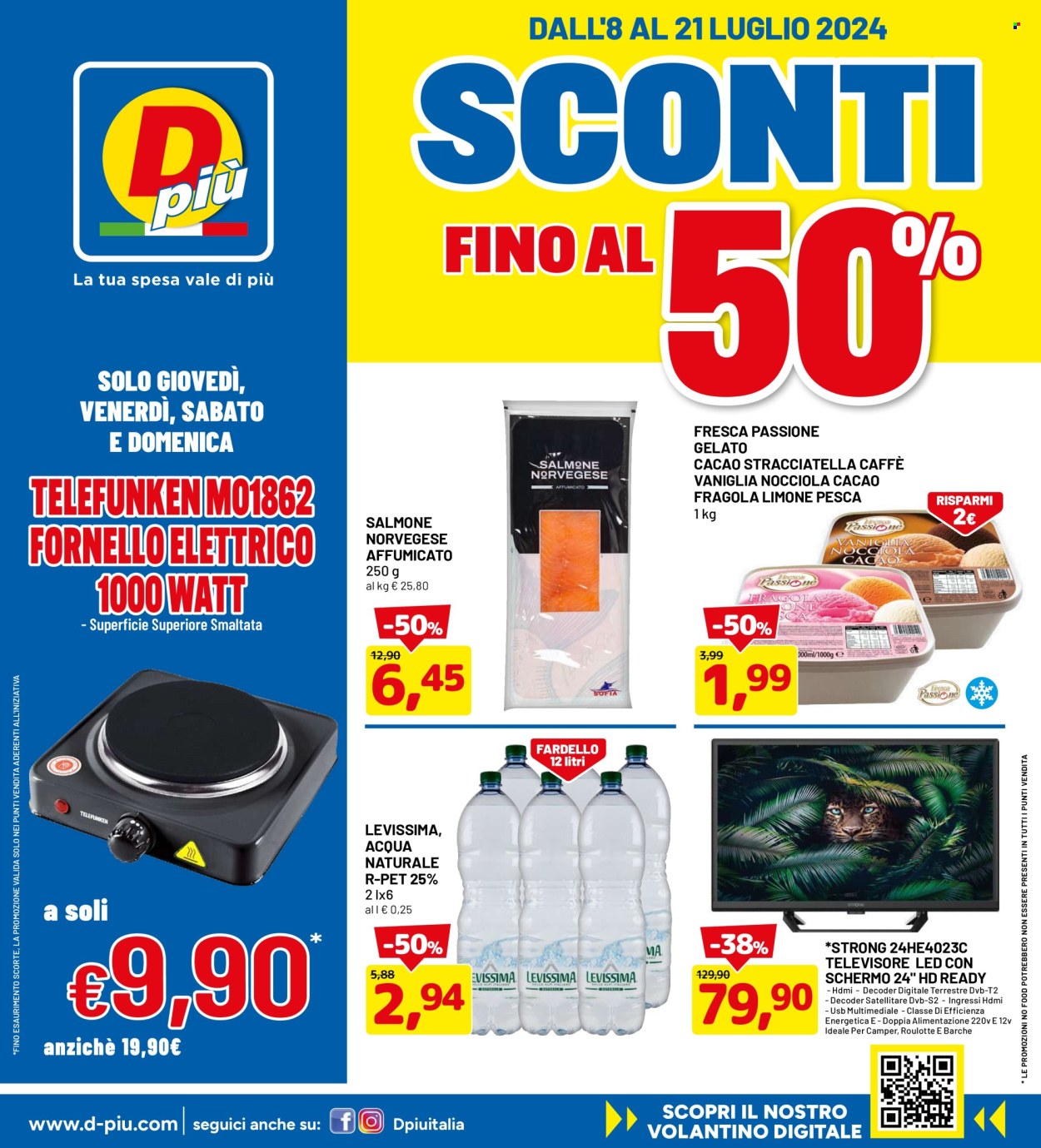 Volantino Dpiù - 8/7/2024 - 21/7/2024. Pagina 1