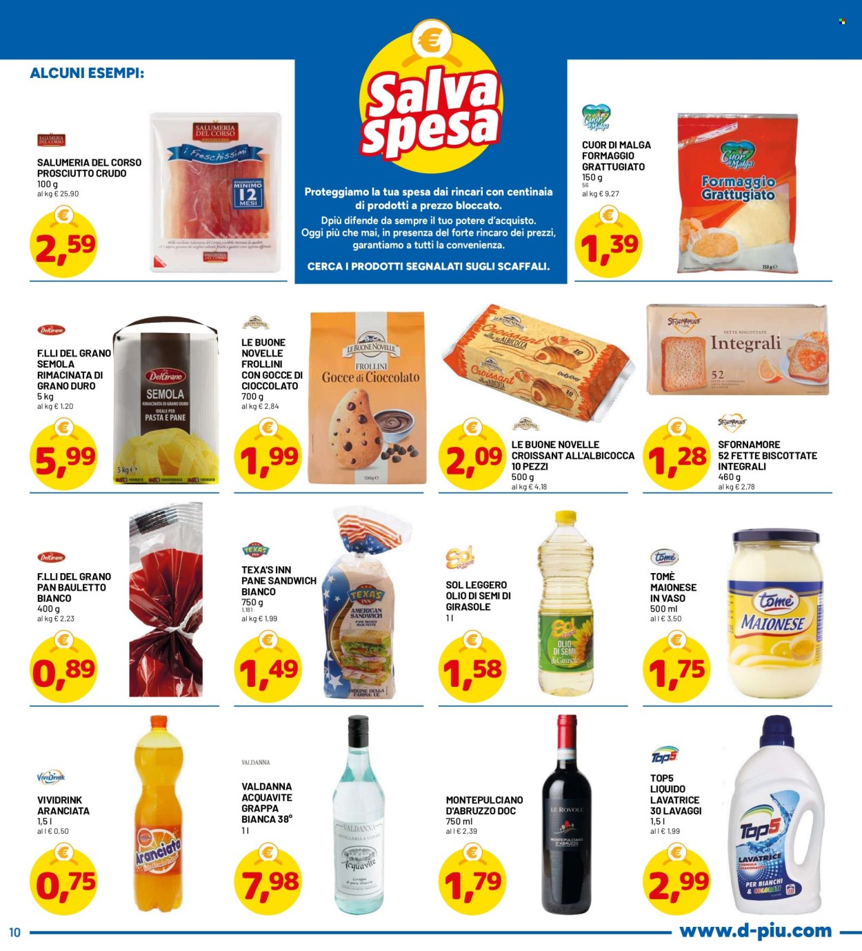 Volantino Dpiù - 8/7/2024 - 21/7/2024. Pagina 10