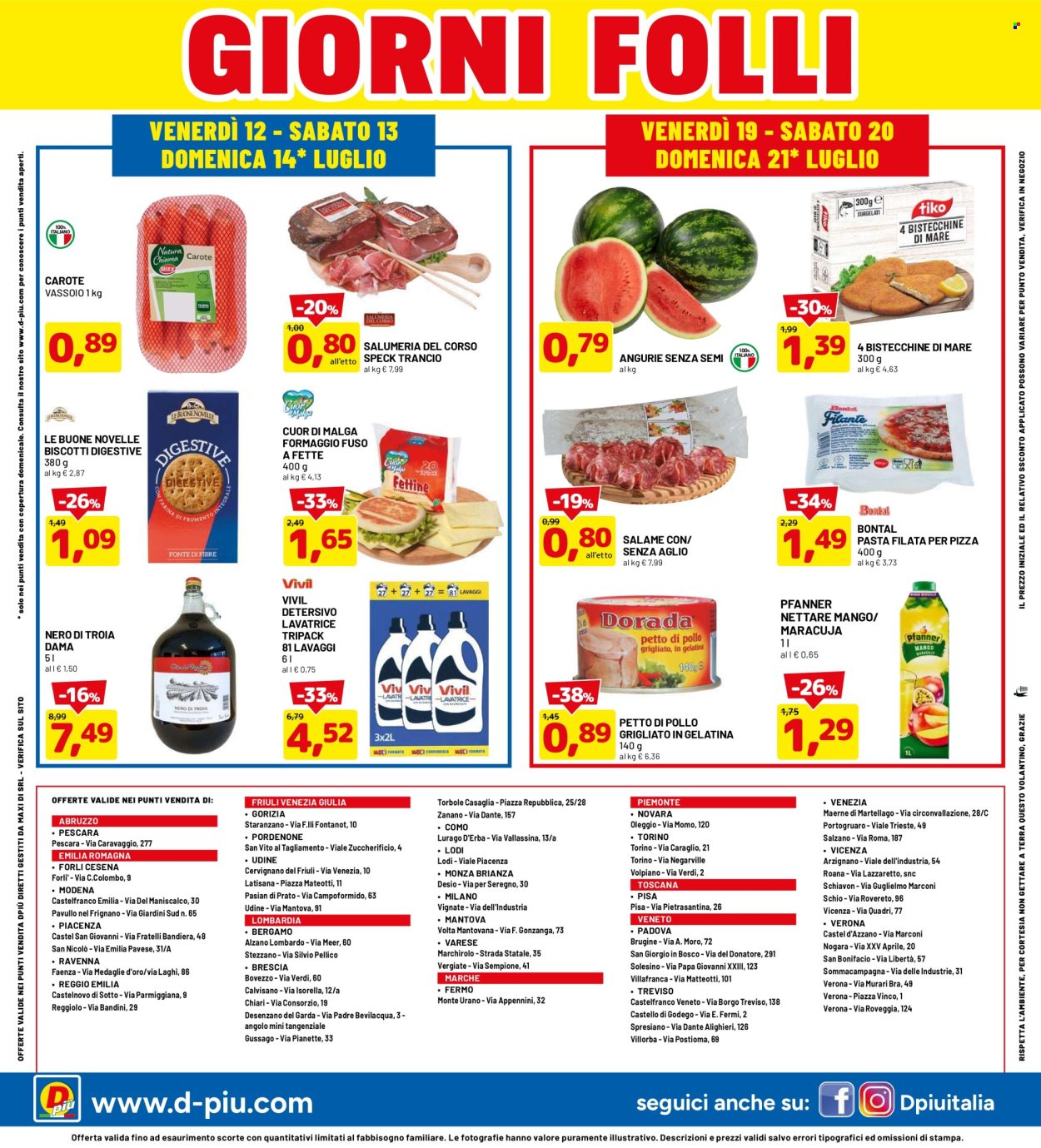 Volantino Dpiù - 8/7/2024 - 21/7/2024. Pagina 20