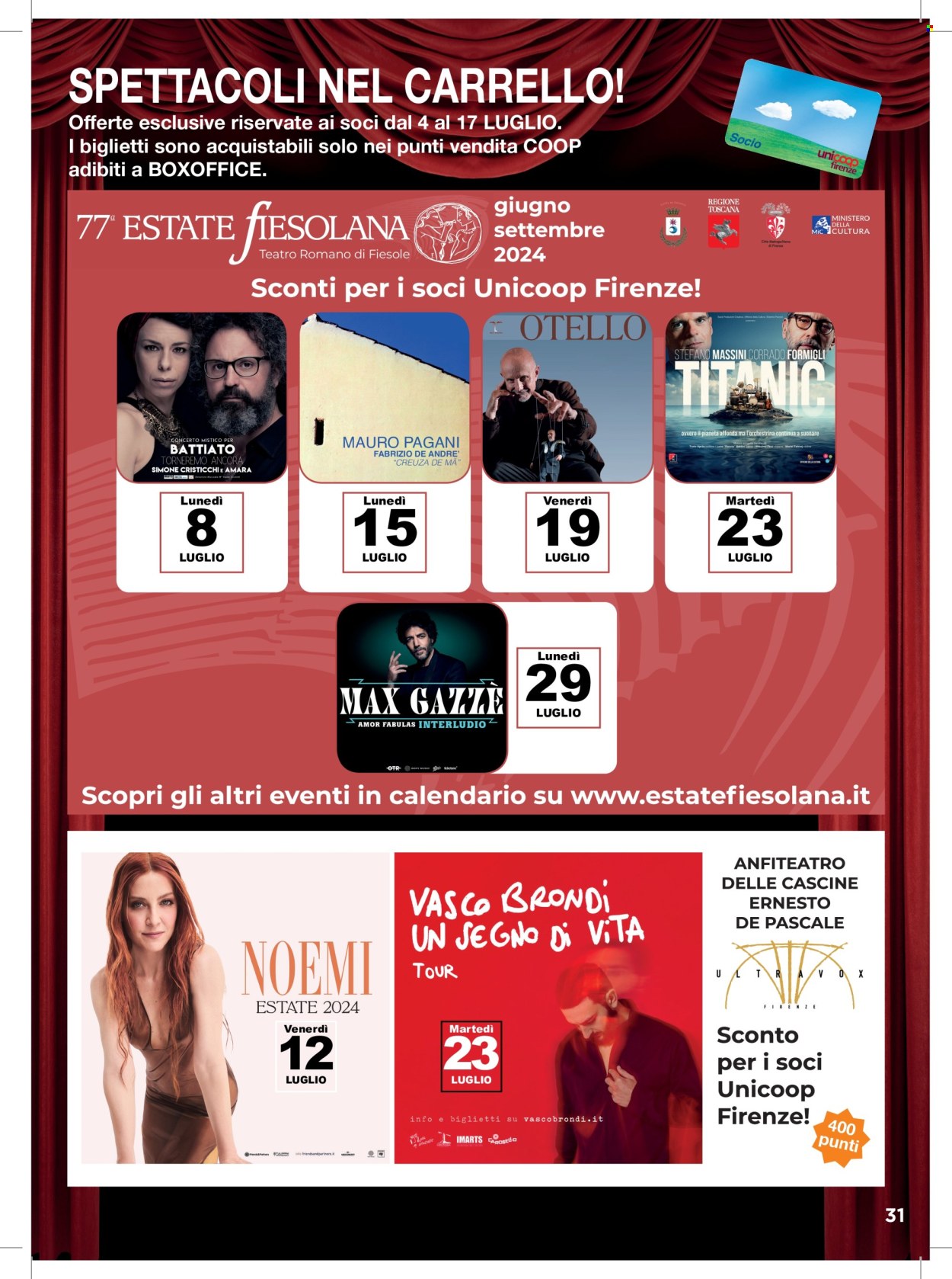 Volantino Coop - 3/7/2024 - 16/7/2024. Pagina 31
