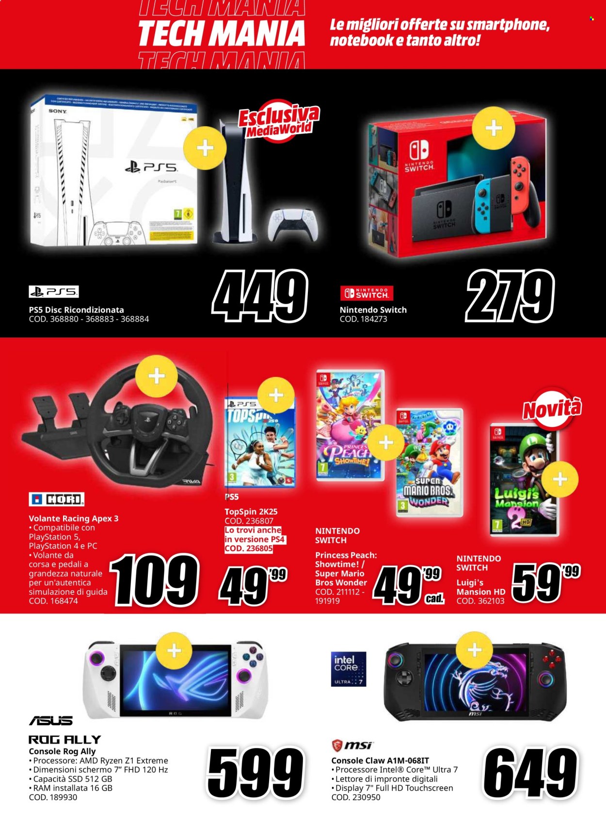 Volantino MediaWorld - 8/7/2024 - 18/7/2024. Pagina 16