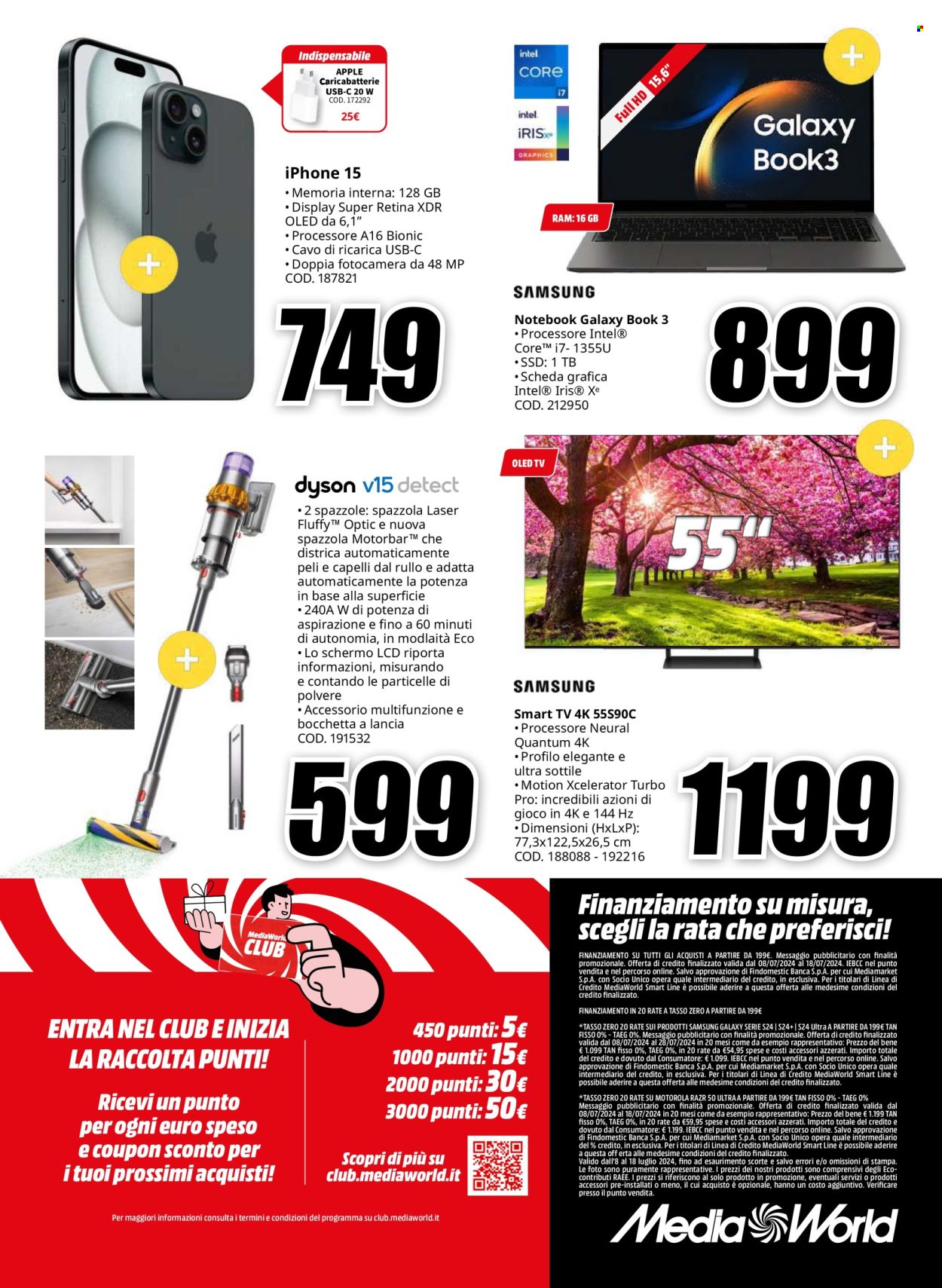 Volantino MediaWorld - 8/7/2024 - 18/7/2024. Pagina 32