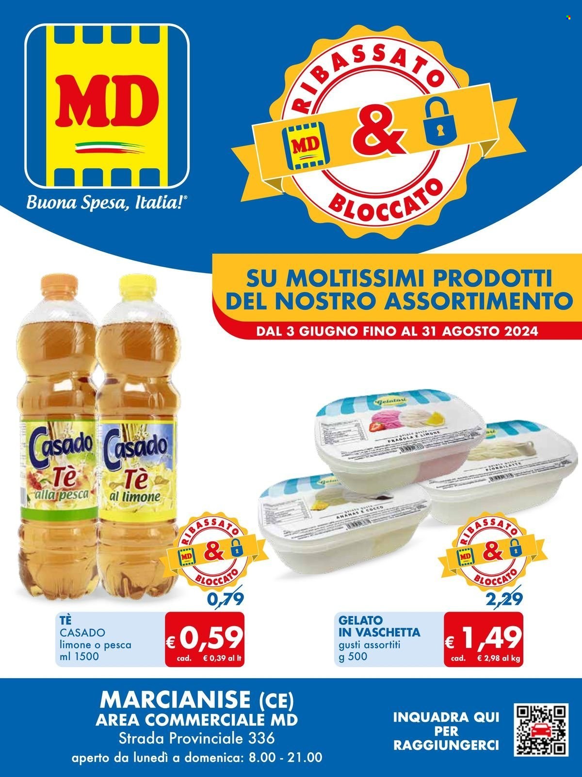Leták MD Discount - 3.6.2024 - 31.8.2024. Strana 1