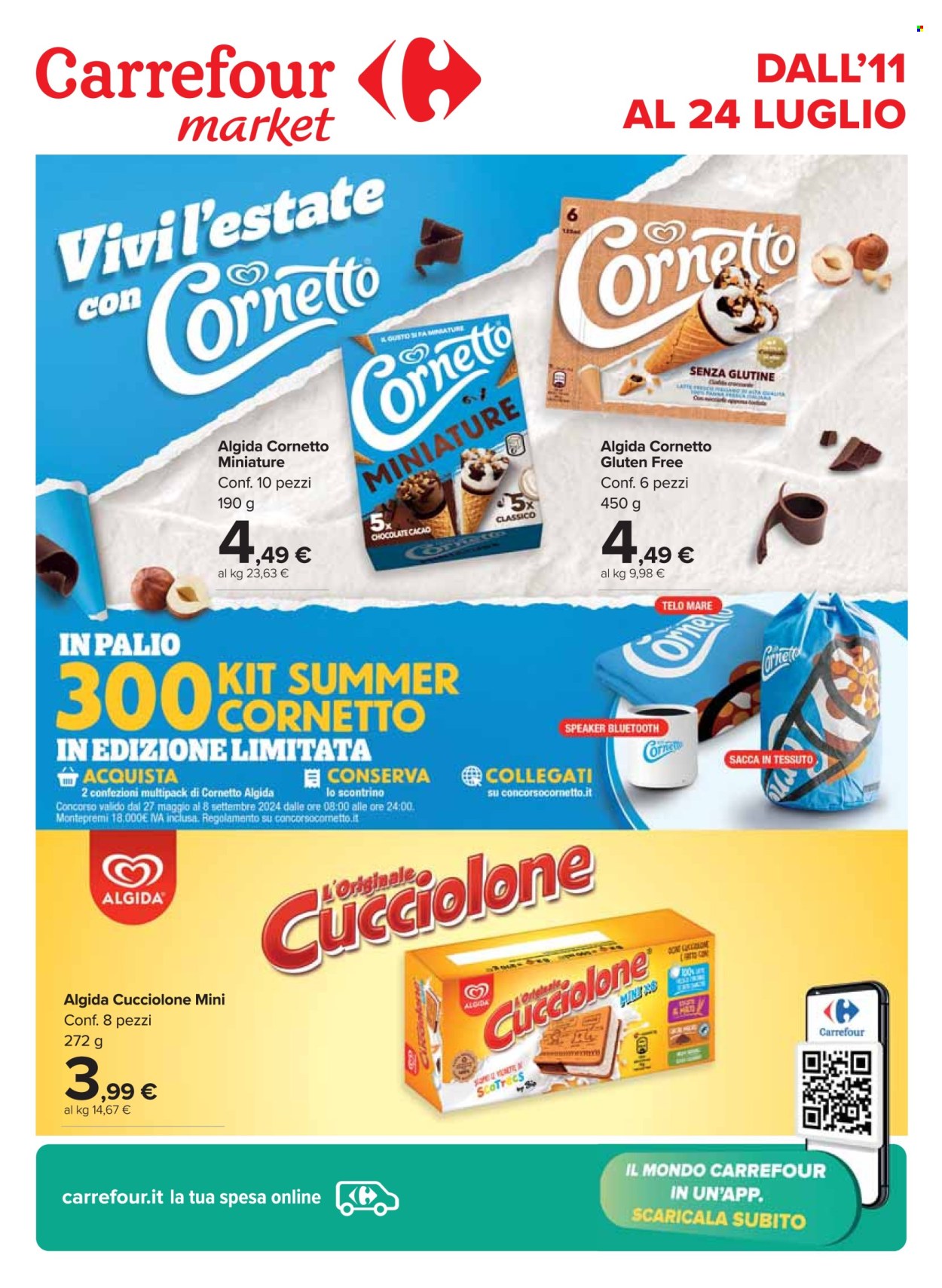 Leták Carrefour - 11.7.2024 - 24.7.2024. Strana 1