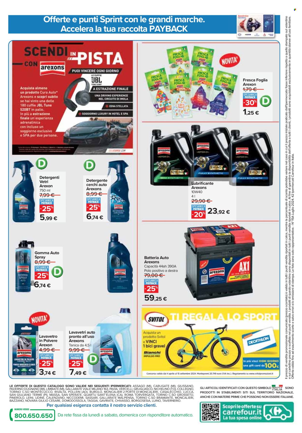 Volantino Carrefour - 11/7/2024 - 24/7/2024. Pagina 22