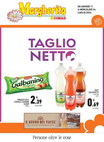 Volantino Margherita Conad - 11/7/2024 - 24/7/2024.