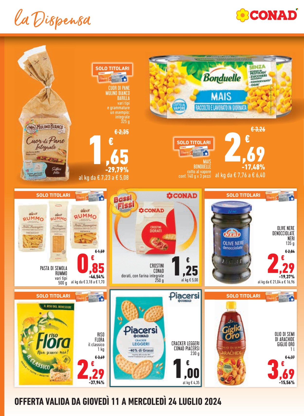 Volantino Margherita Conad - 11/7/2024 - 24/7/2024. Pagina 10