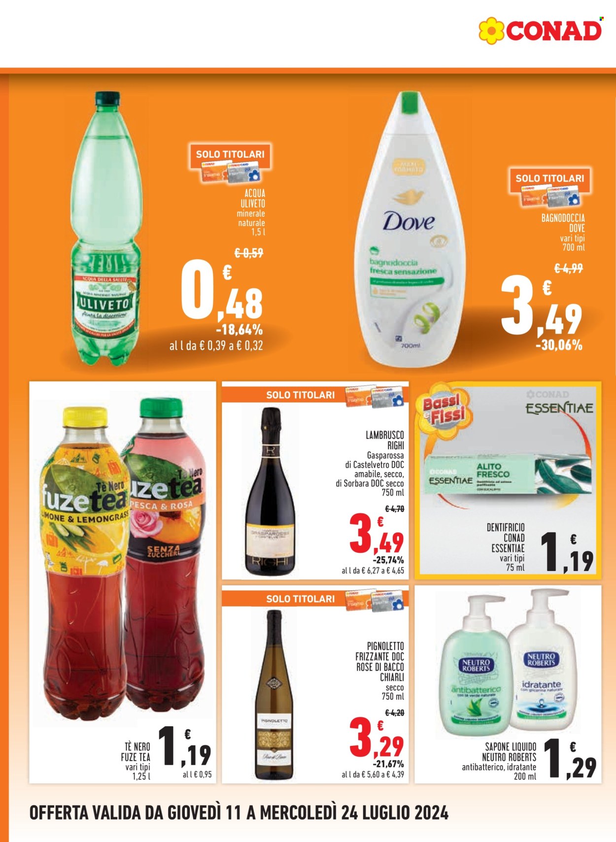 Leták Conad - 11.7.2024 - 24.7.2024. Strana 16