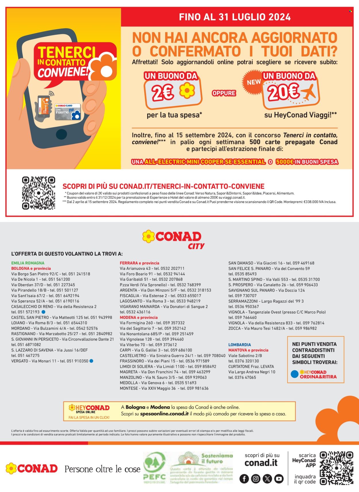 Volantino Conad - 11/7/2024 - 24/7/2024. Pagina 20