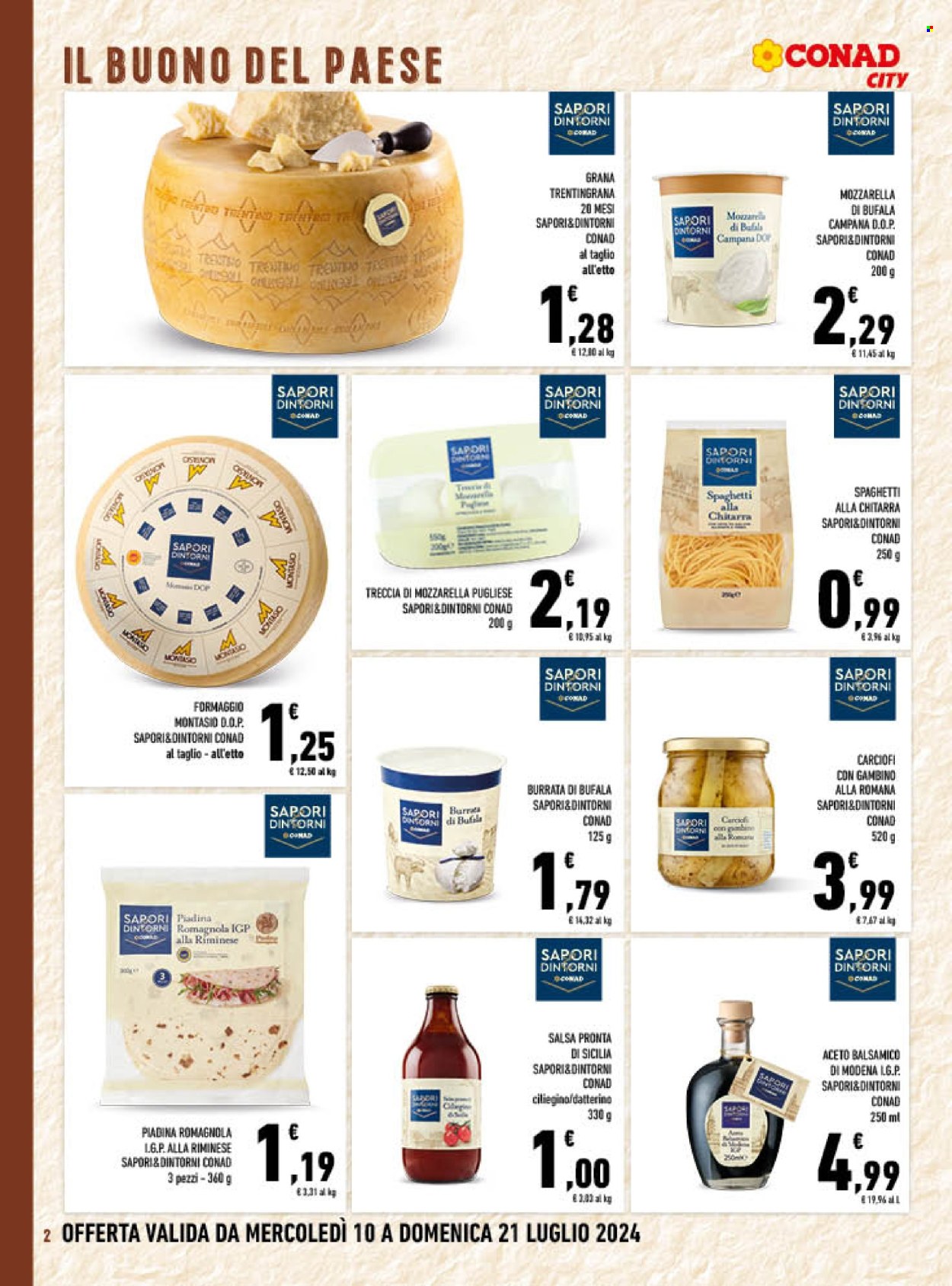 Volantino Conad City - 10/7/2024 - 21/7/2024. Pagina 2