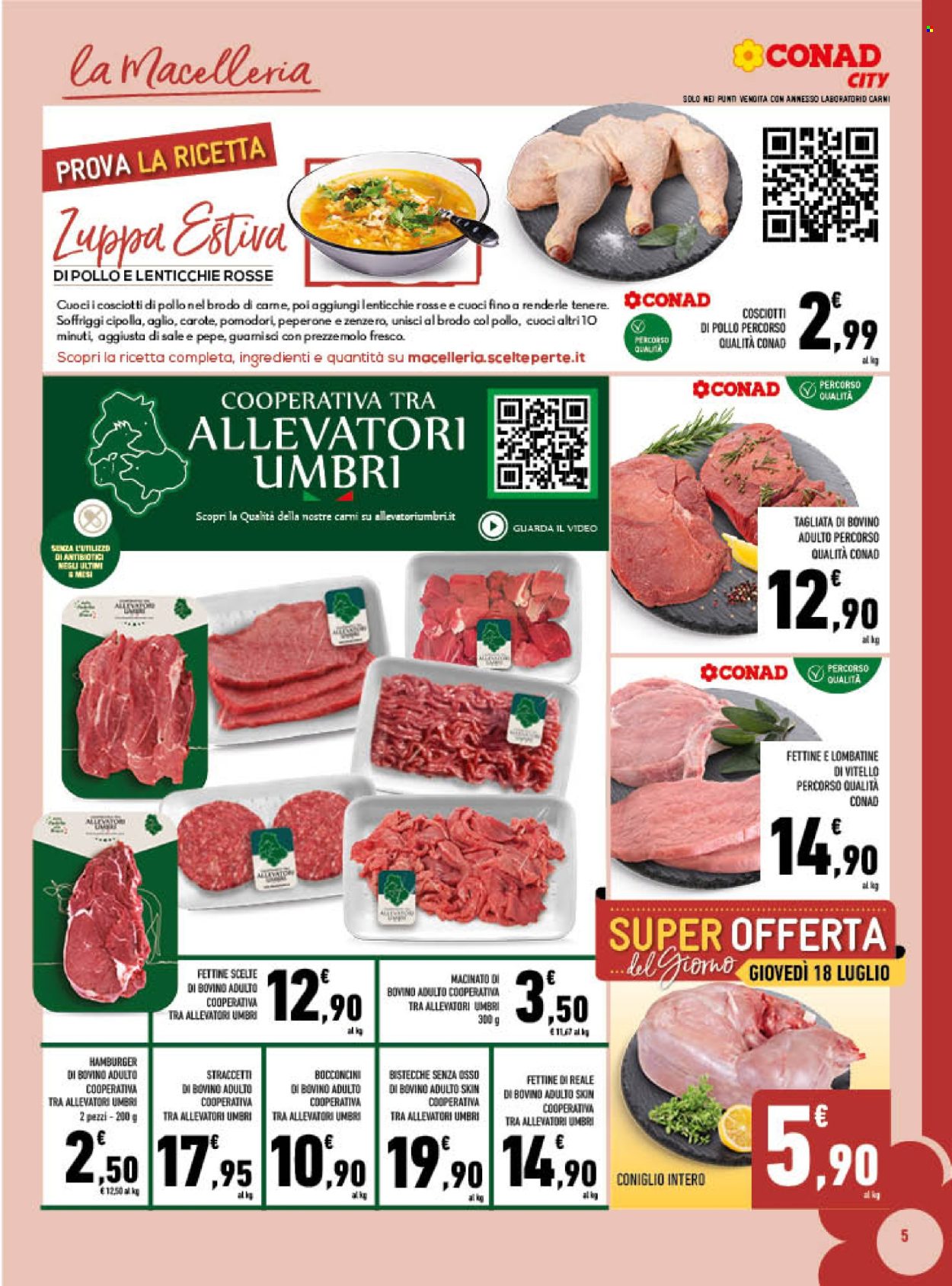 Volantino Conad City - 10/7/2024 - 21/7/2024. Pagina 5