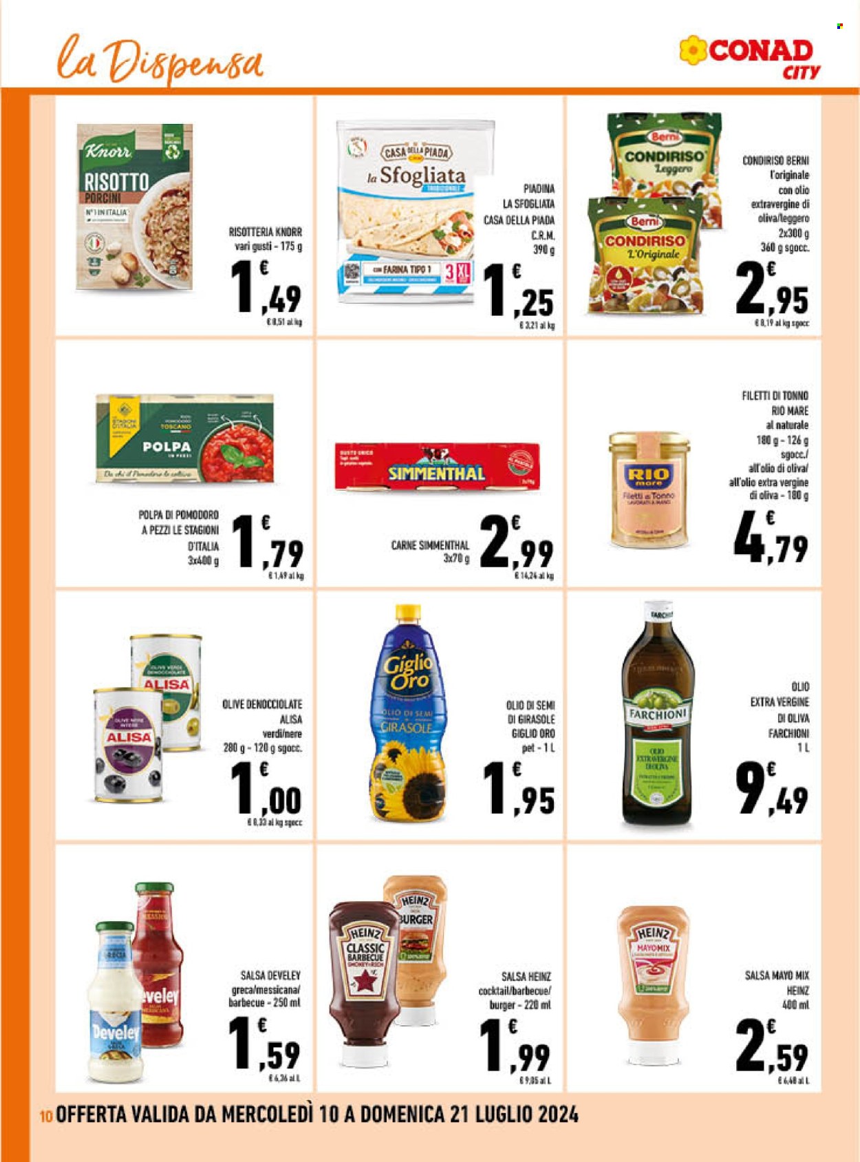 Volantino Conad City - 10/7/2024 - 21/7/2024. Pagina 10