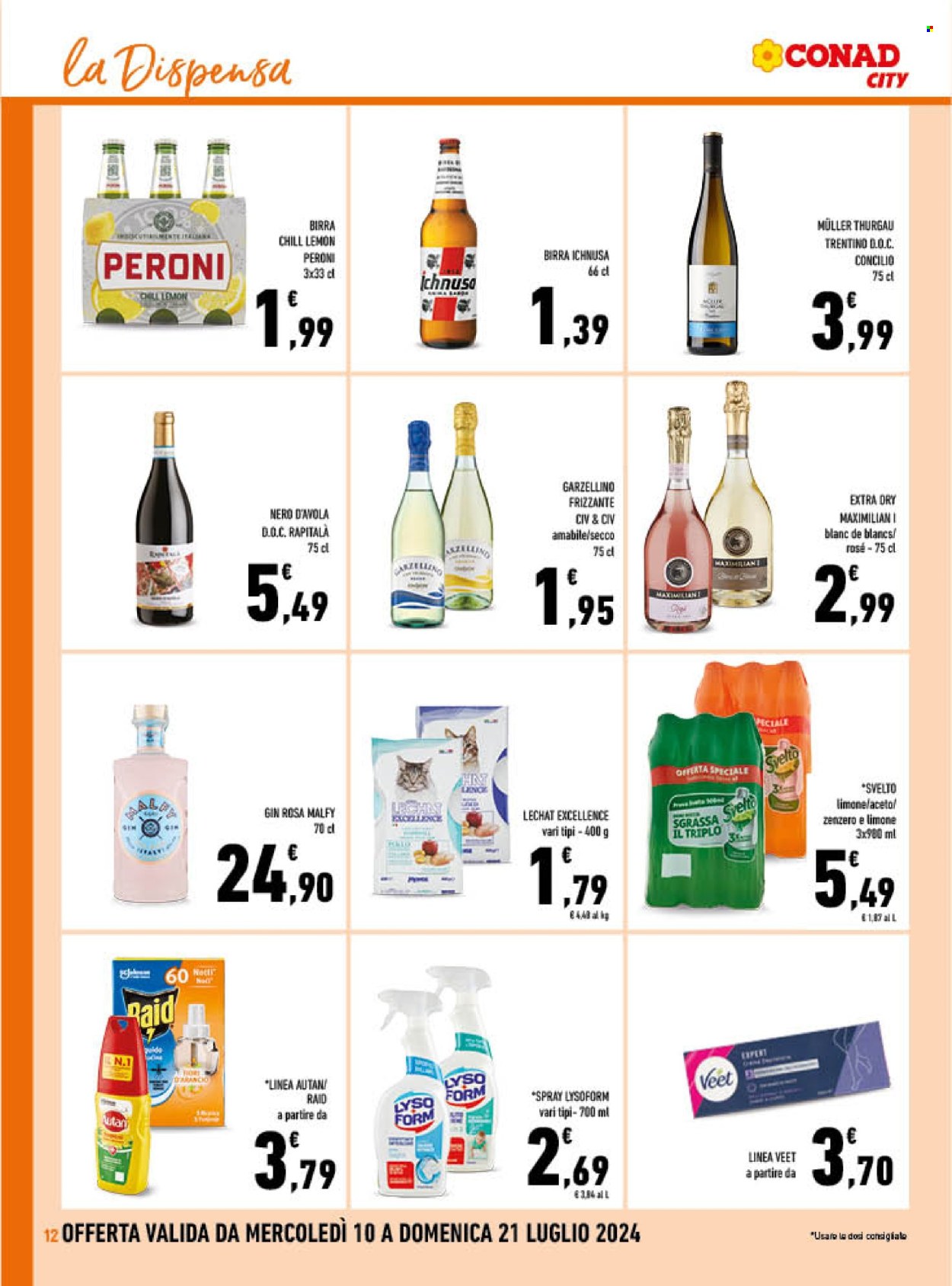 Volantino Conad City - 10/7/2024 - 21/7/2024. Pagina 12