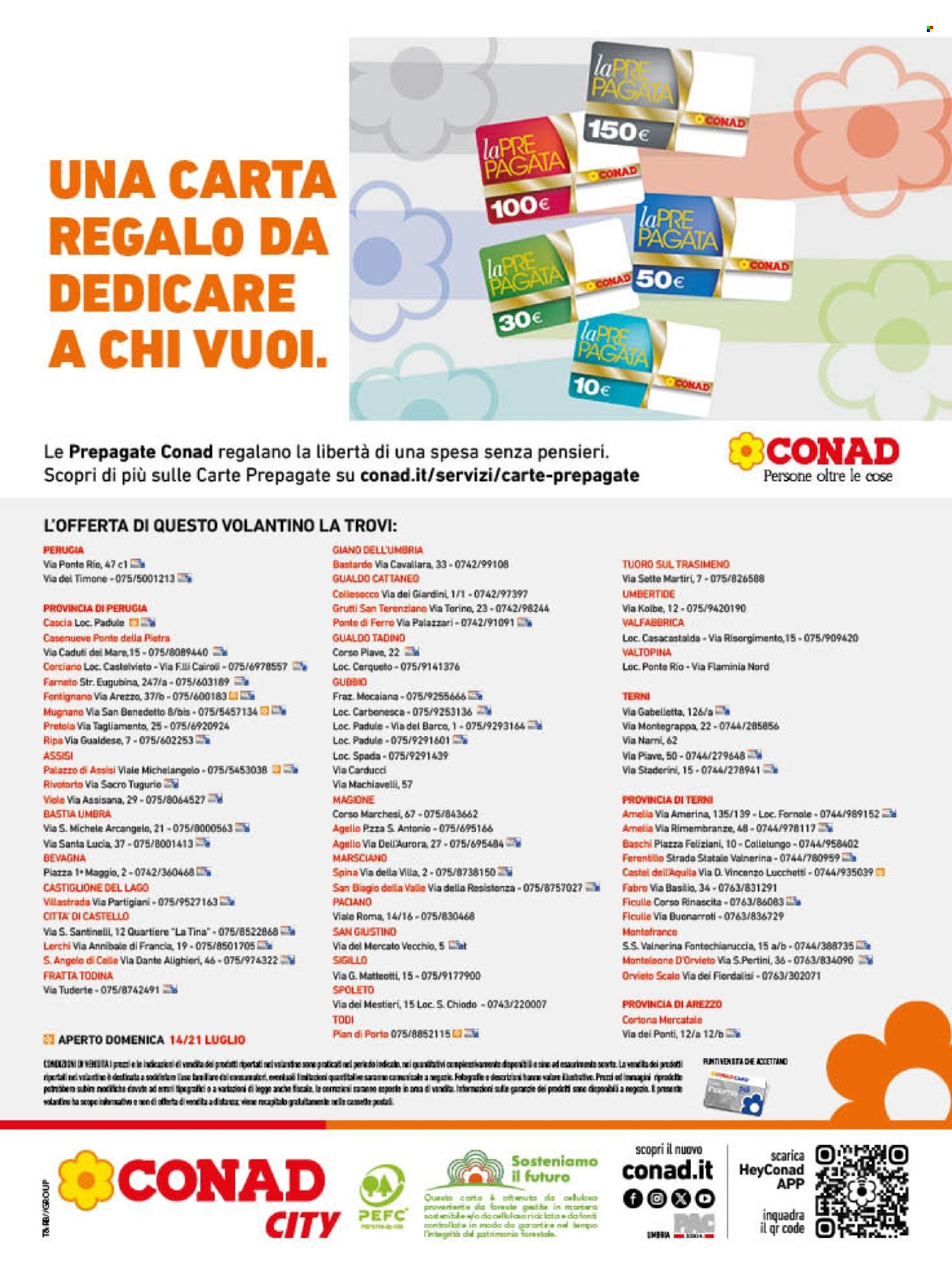 Volantino Conad City - 10/7/2024 - 21/7/2024. Pagina 16