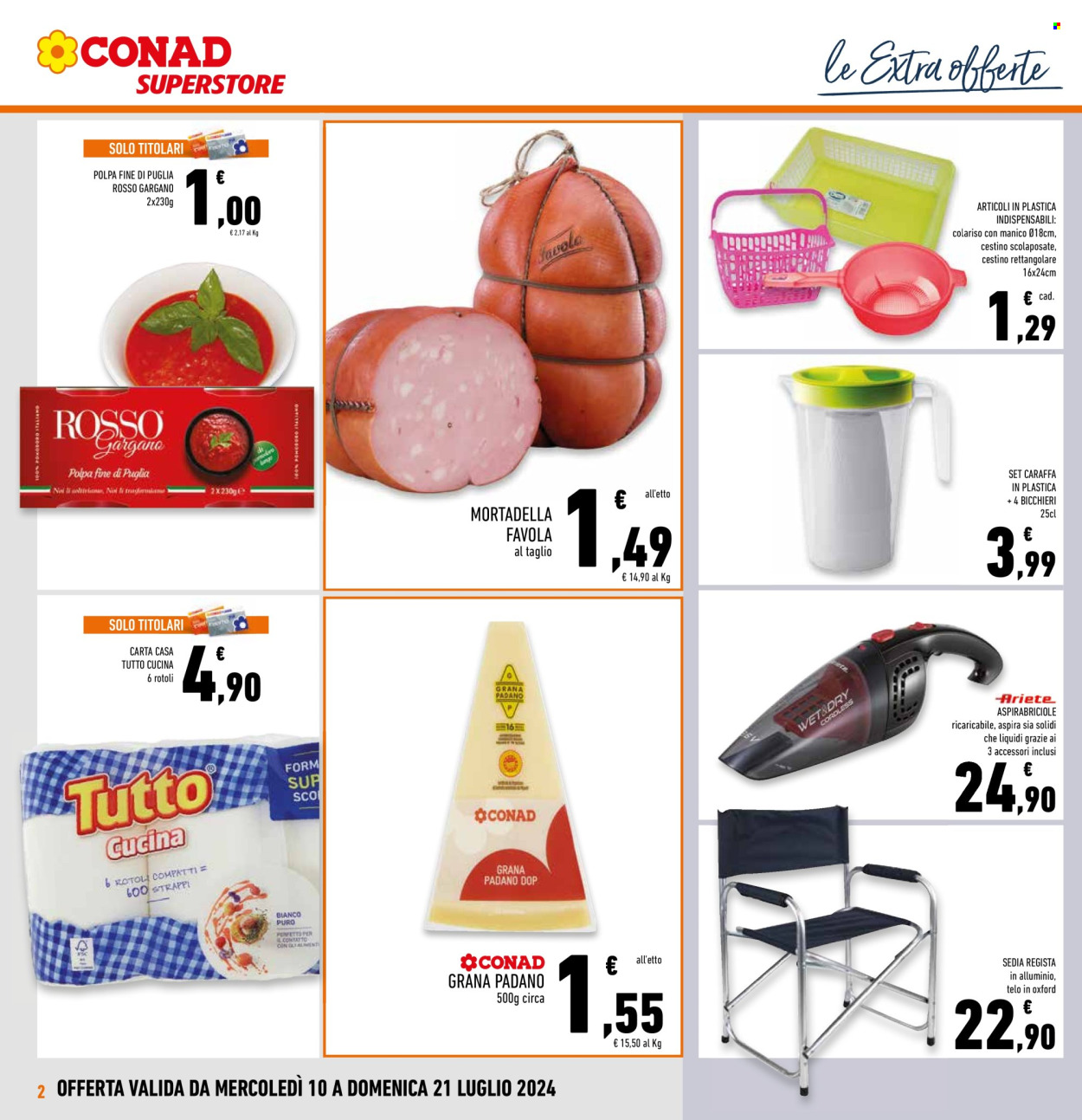 Leták Conad Superstore - 10.7.2024 - 21.7.2024. Strana 2