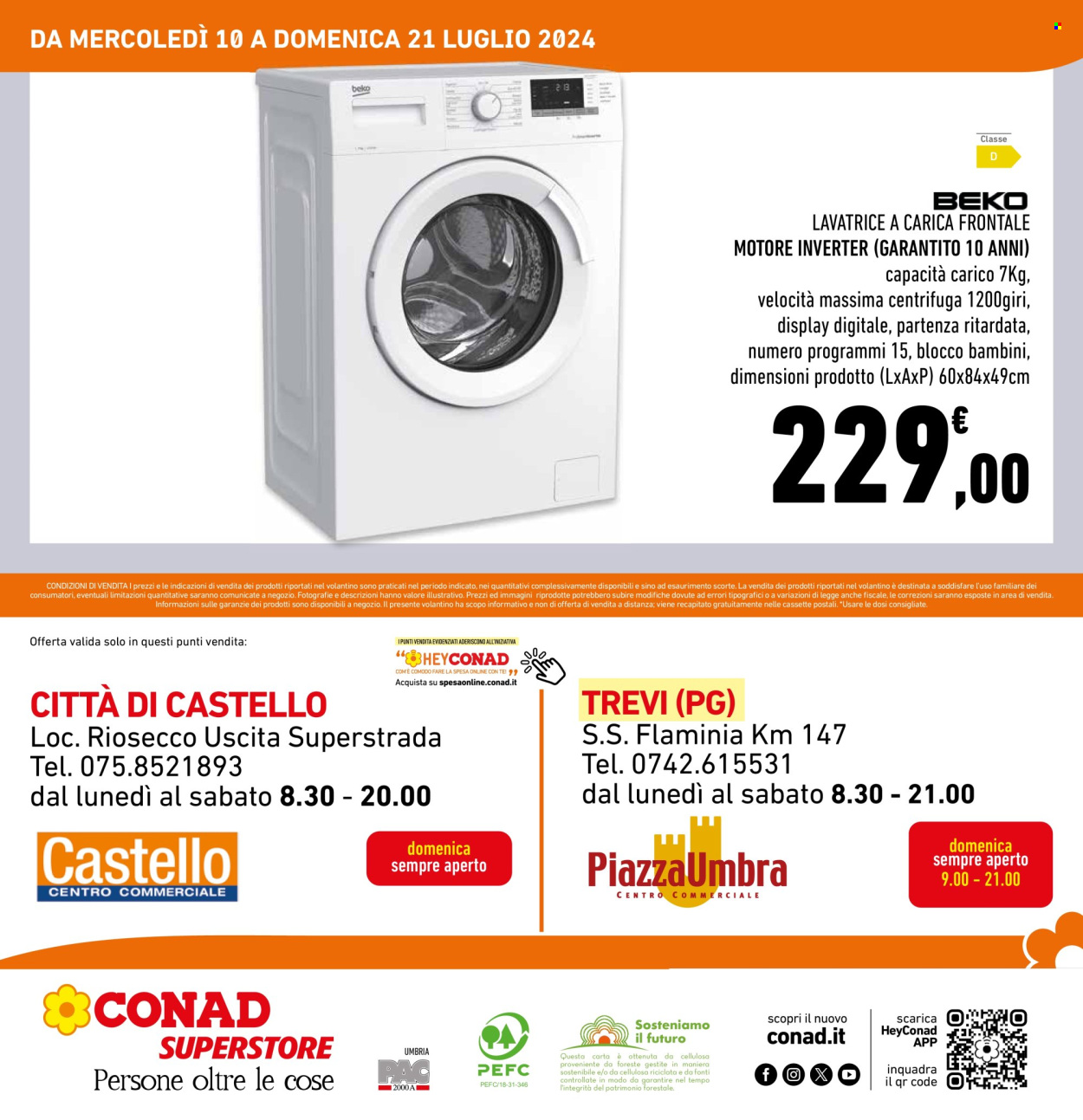 Leták Conad Superstore - 10.7.2024 - 21.7.2024. Strana 4