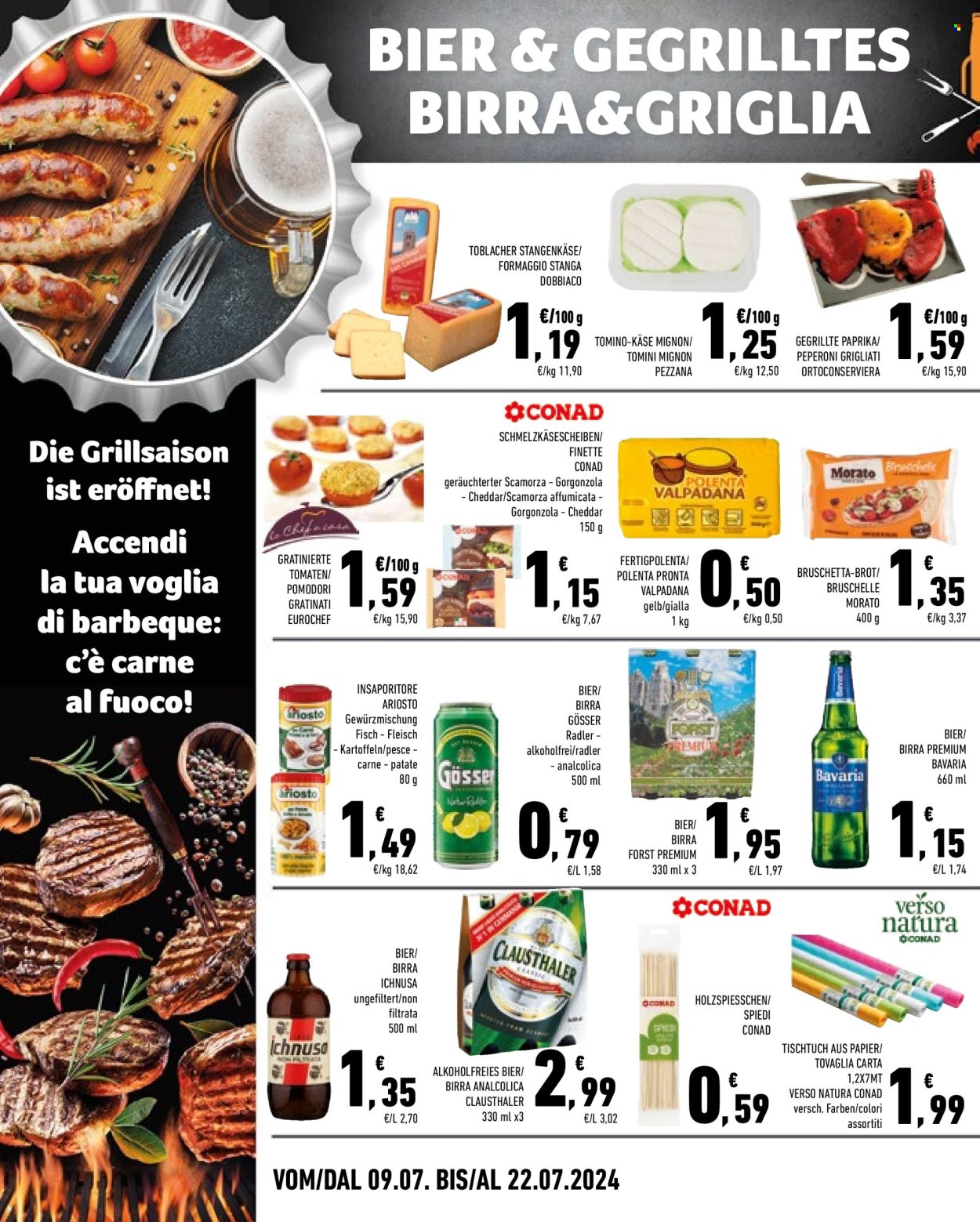 Volantino Market Conad - 9/7/2024 - 22/7/2024. Pagina 8