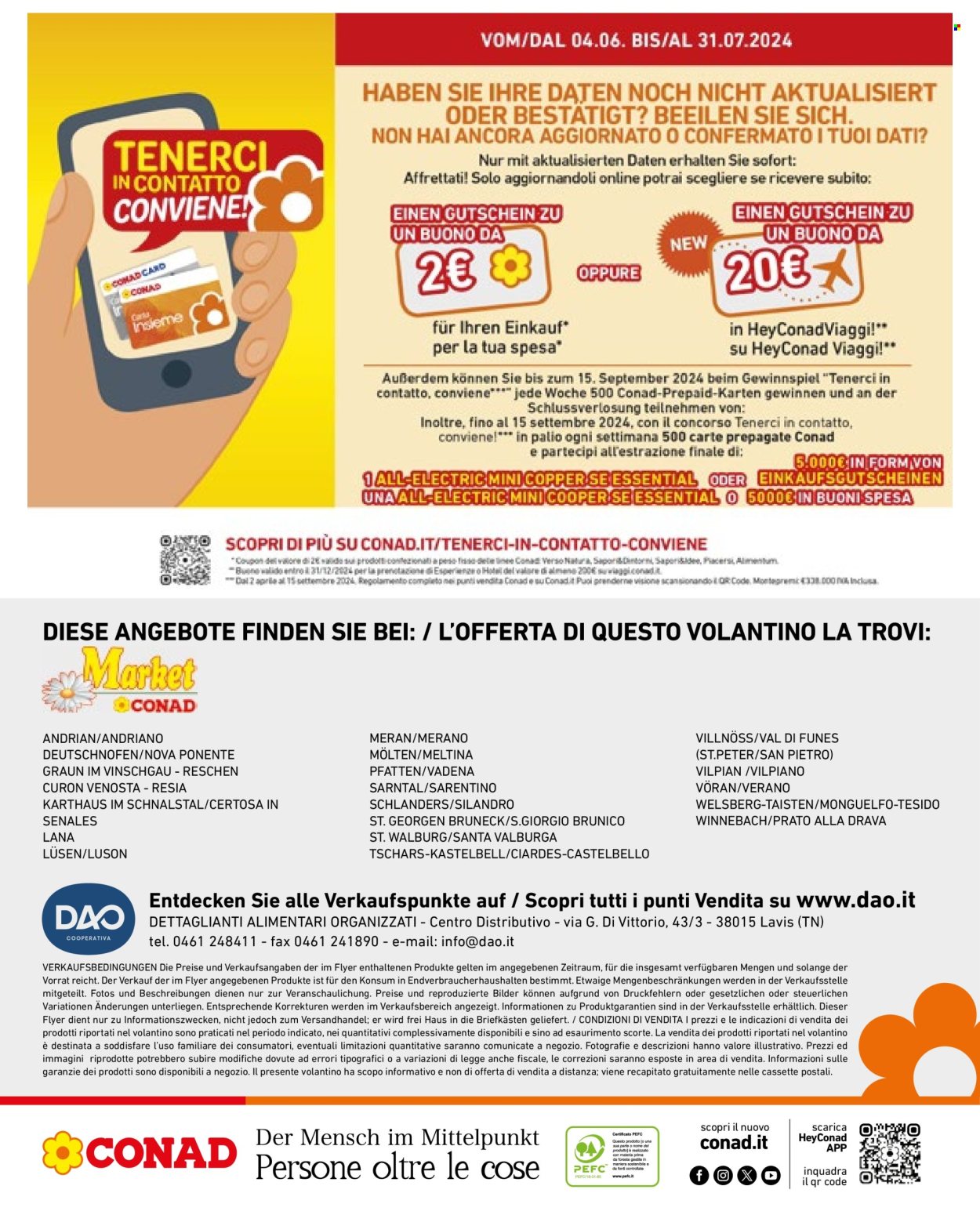 Volantino Market Conad - 9/7/2024 - 22/7/2024. Pagina 12