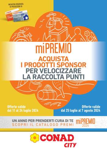 Volantino Conad City - 11/7/2024 - 7/8/2024.