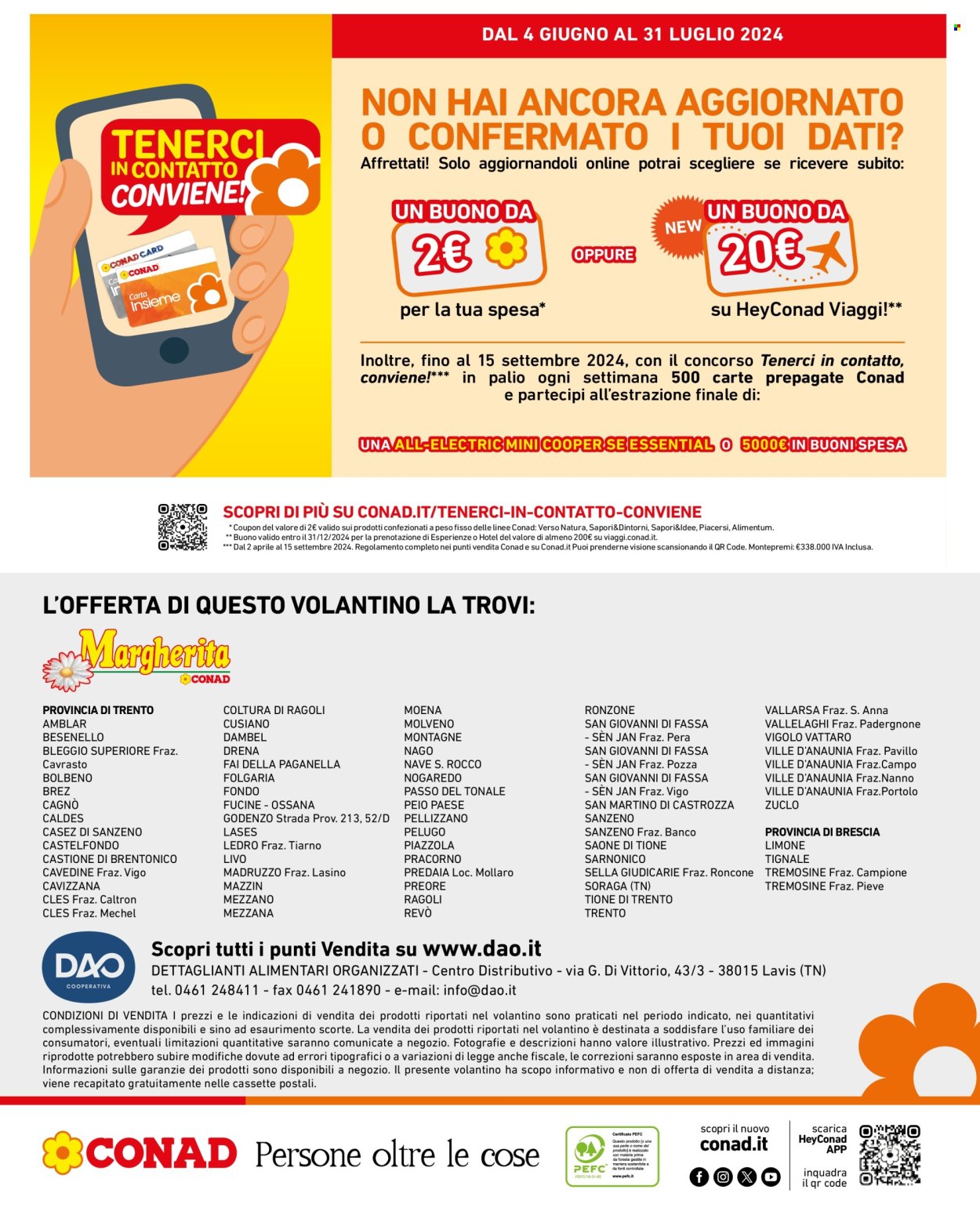 Volantino Margherita Conad - 9/7/2024 - 22/7/2024. Pagina 12