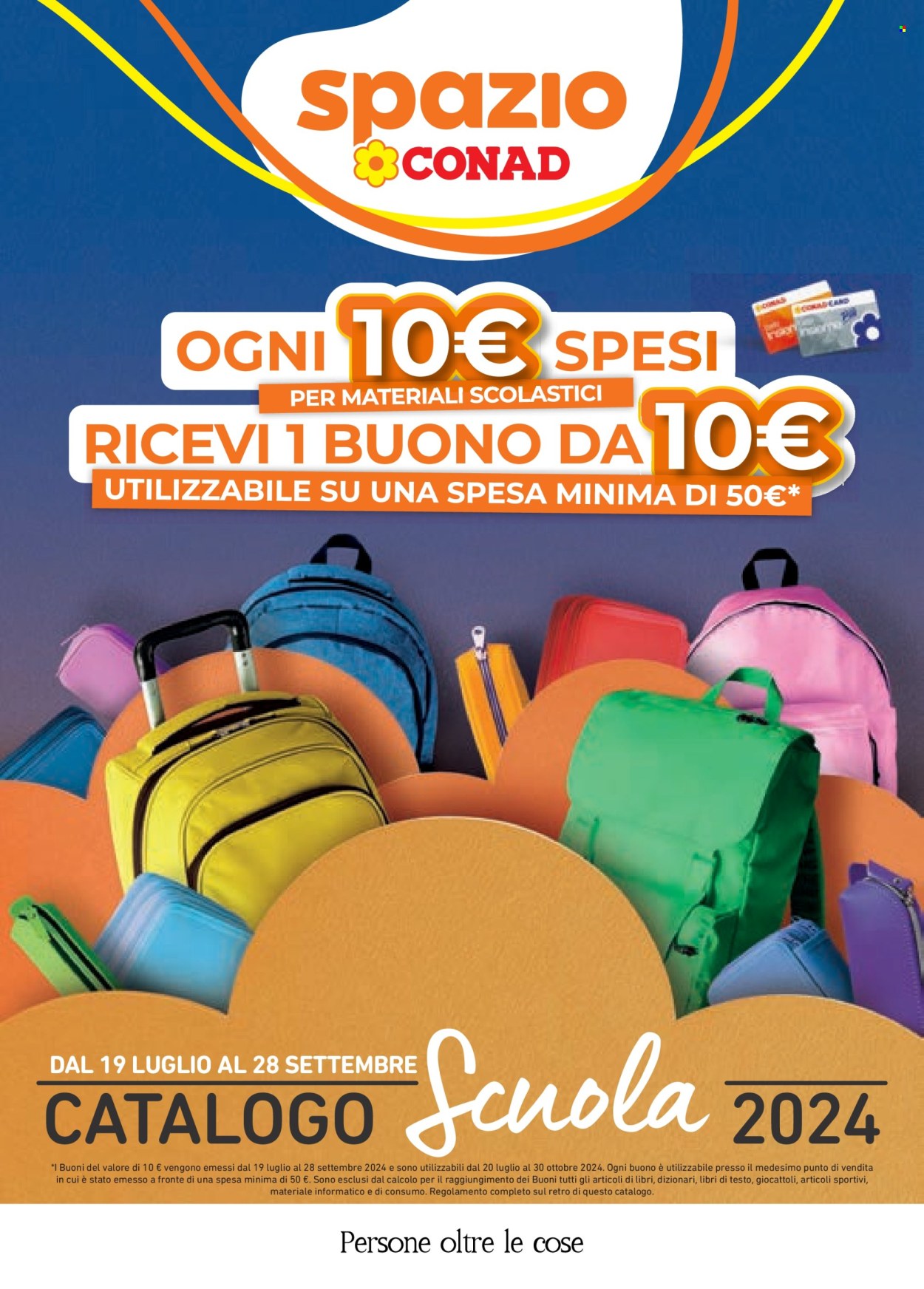 Volantino Spazio Conad - 19/7/2024 - 28/9/2024. Pagina 1