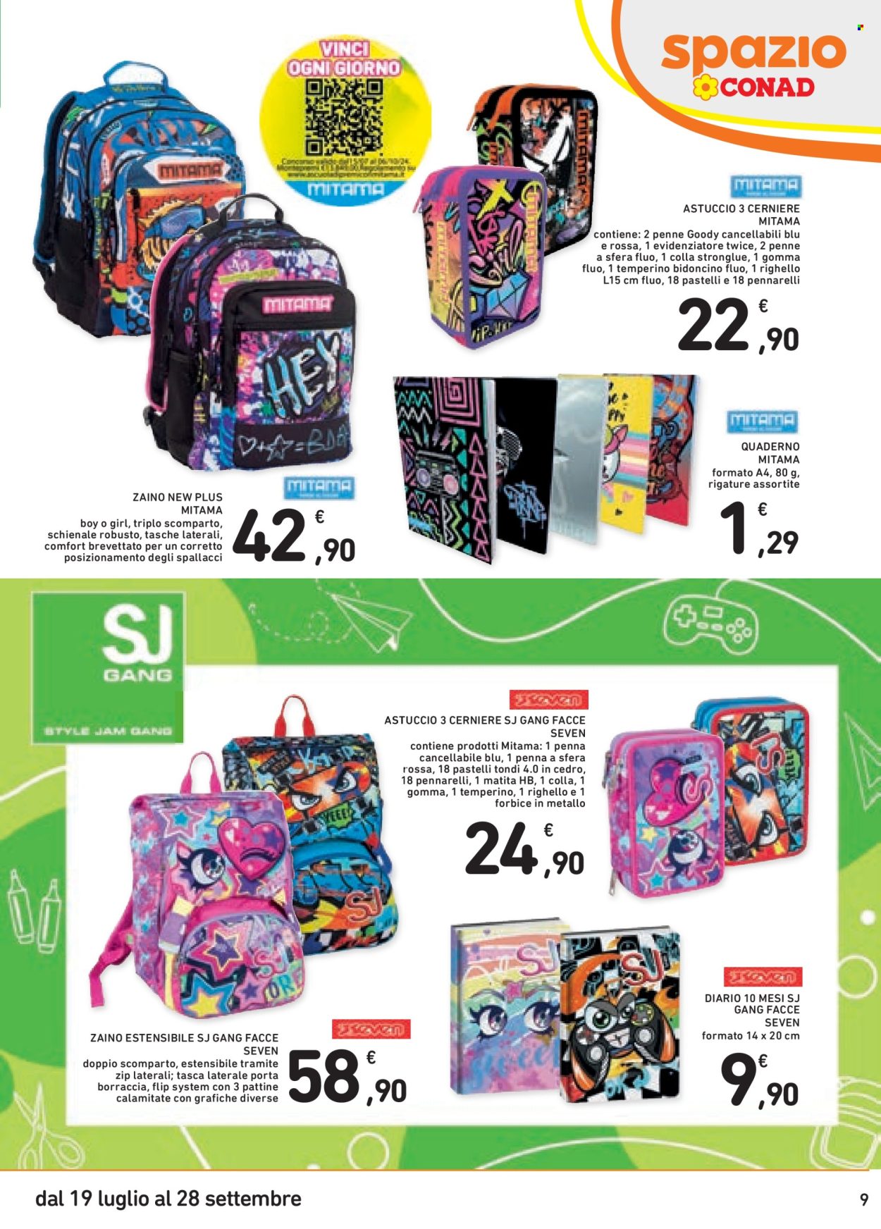 Volantino Spazio Conad - 19/7/2024 - 28/9/2024. Pagina 9