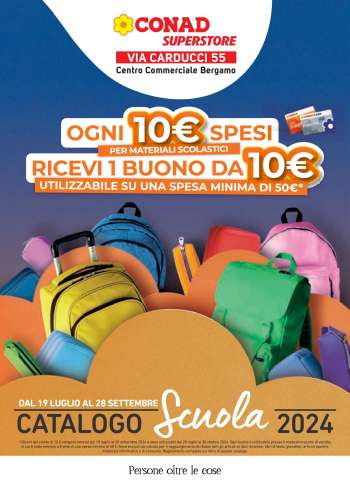 Volantino Conad Superstore - 19/7/2024 - 28/9/2024.