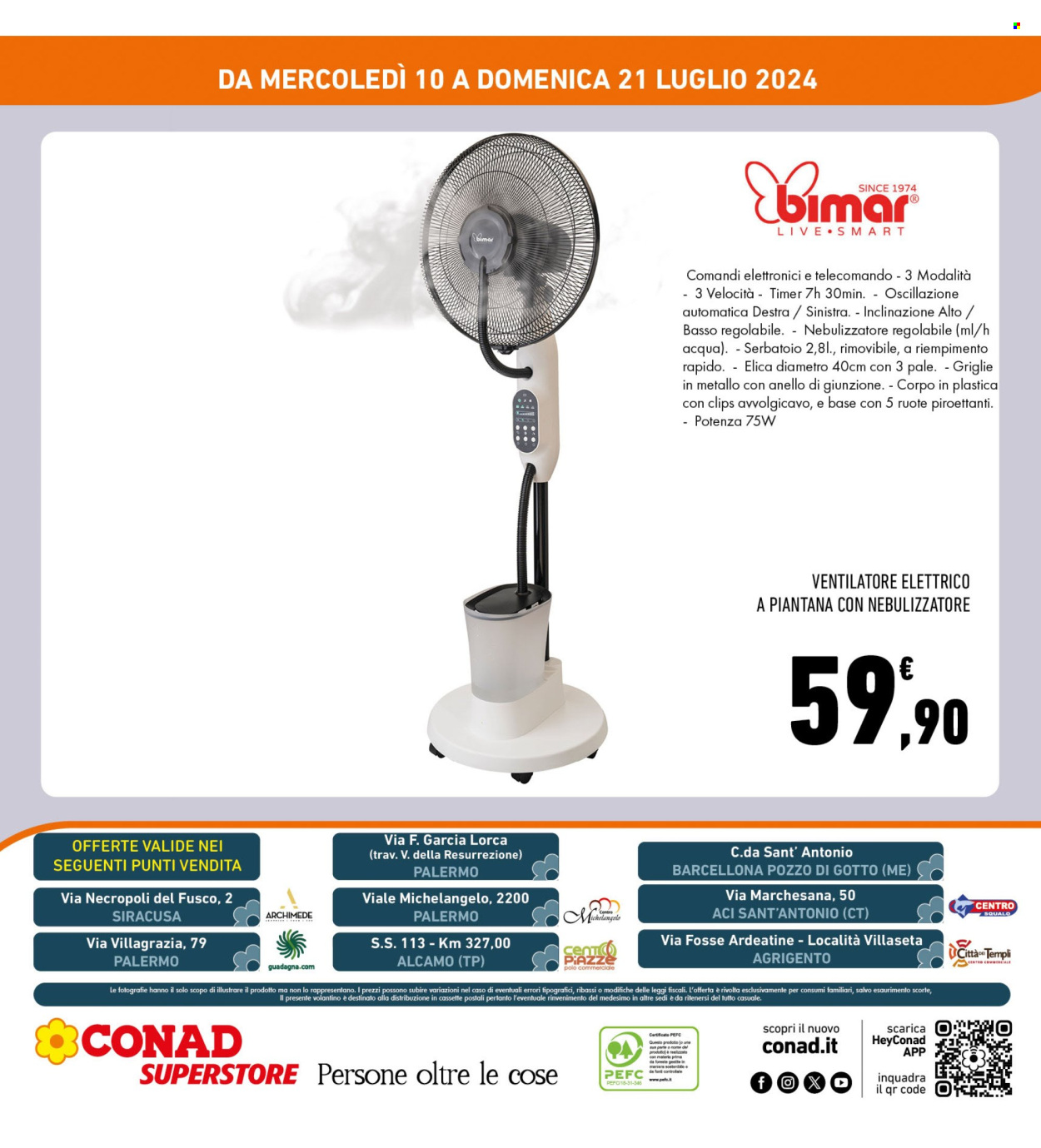 Leták Conad Superstore - 10.7.2024 - 21.7.2024. Strana 4