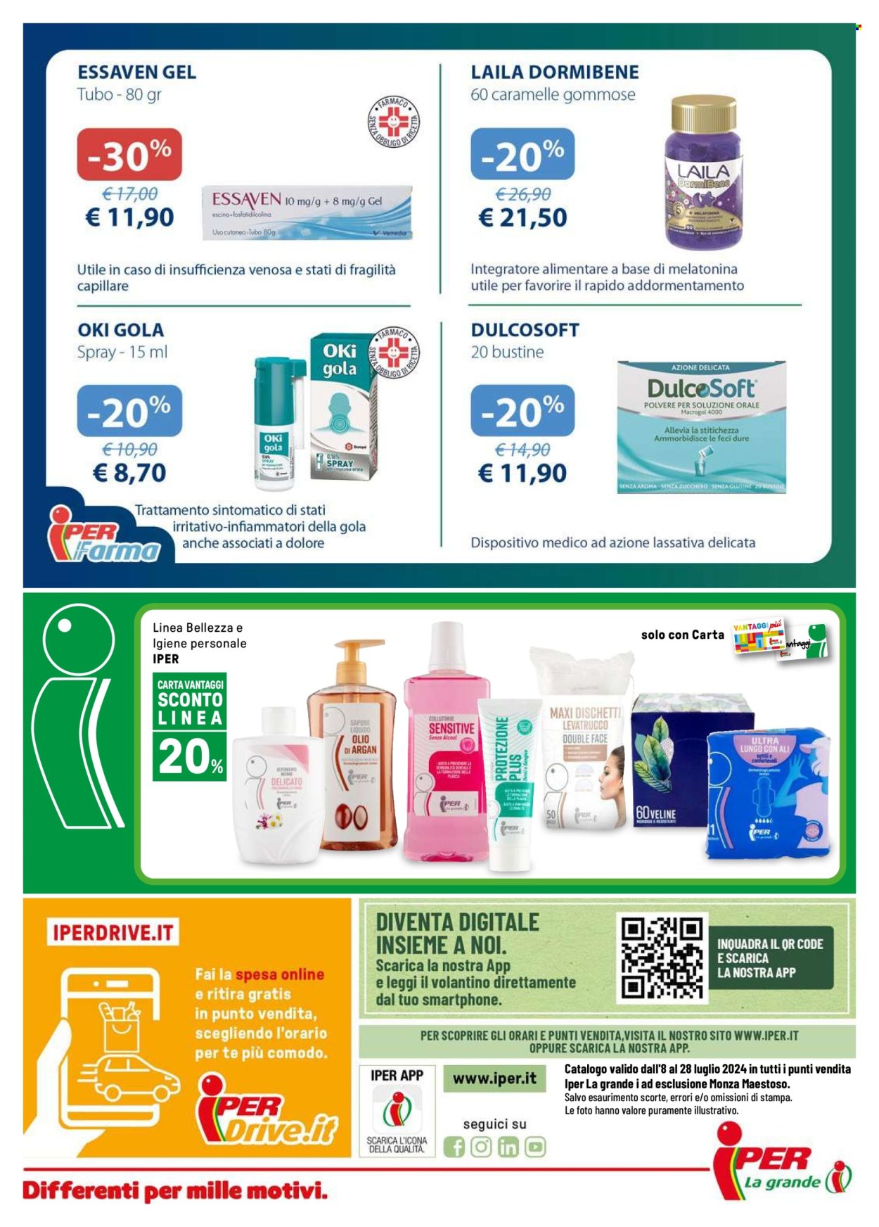 Volantino Iper, La grande i - 8/7/2024 - 28/7/2024. Pagina 20