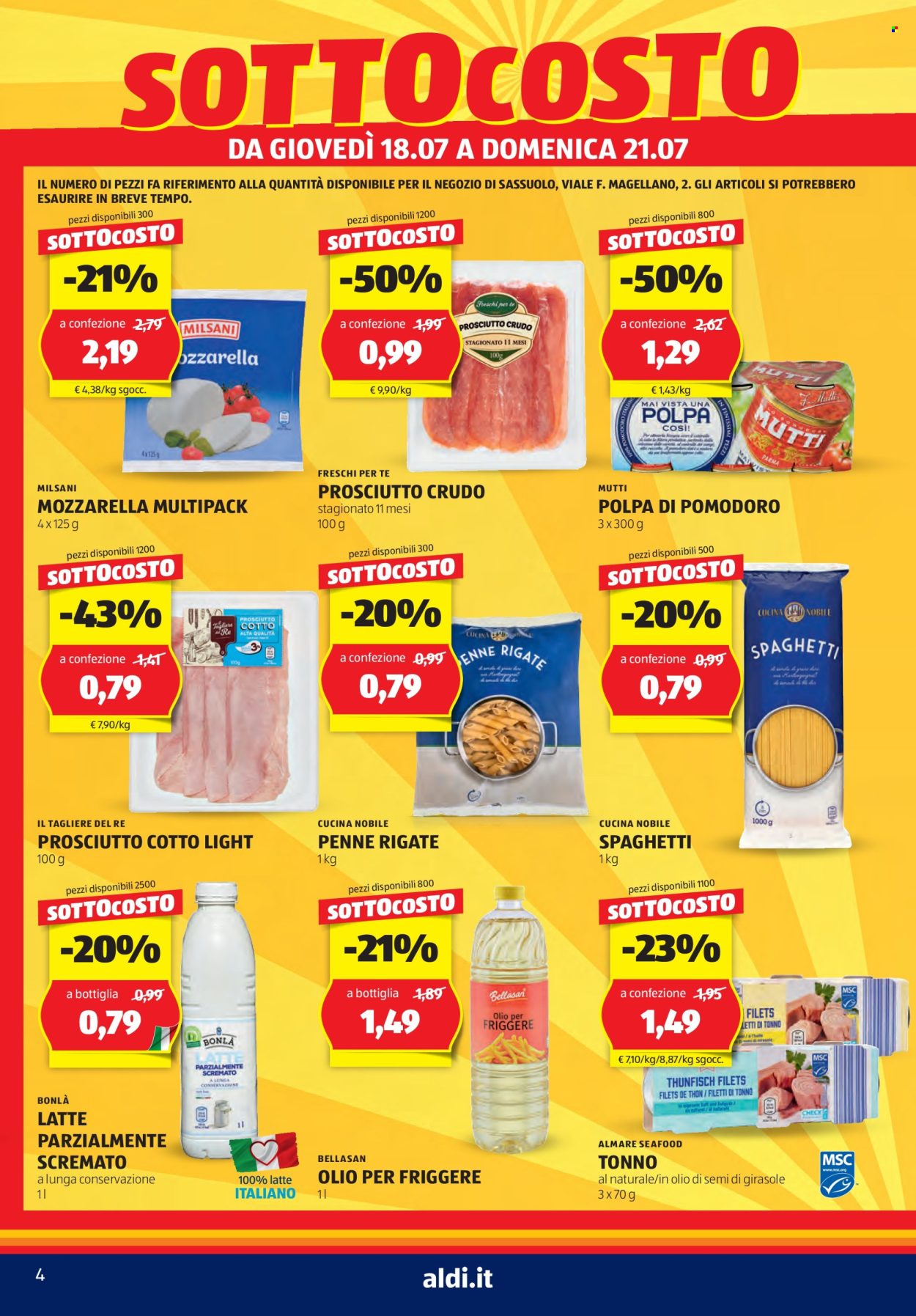 Volantino Aldi - 18/7/2024 - 21/7/2024. Pagina 4