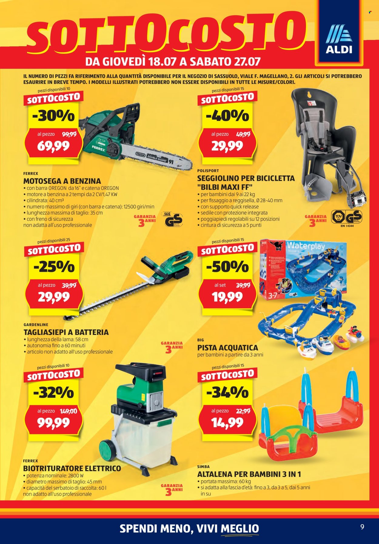 Volantino Aldi - 18/7/2024 - 21/7/2024. Pagina 9