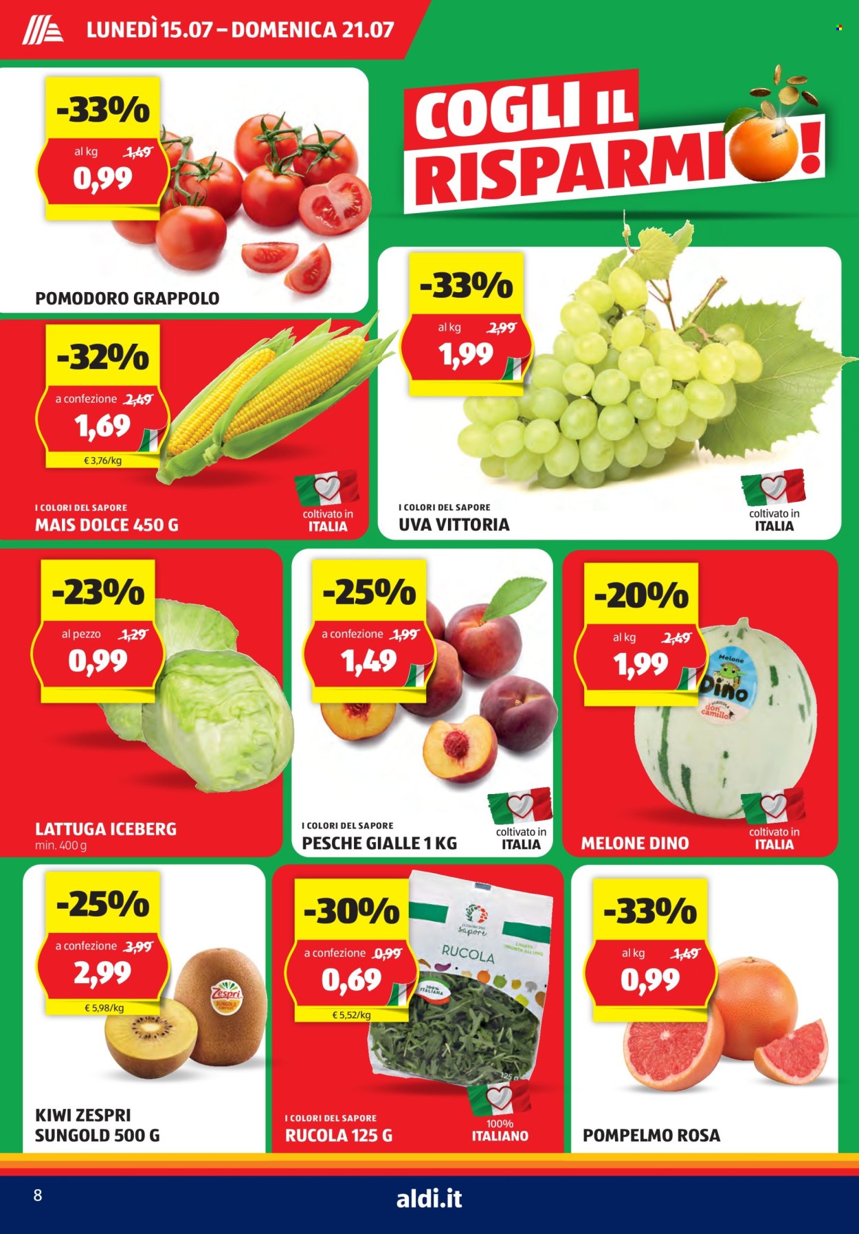 Volantino Aldi - 15/7/2024 - 21/7/2024. Pagina 8
