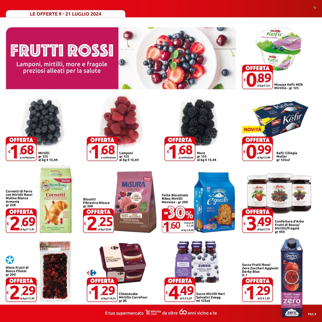 Volantino Carrefour - 9/7/2024 - 21/7/2024. Pagina 9