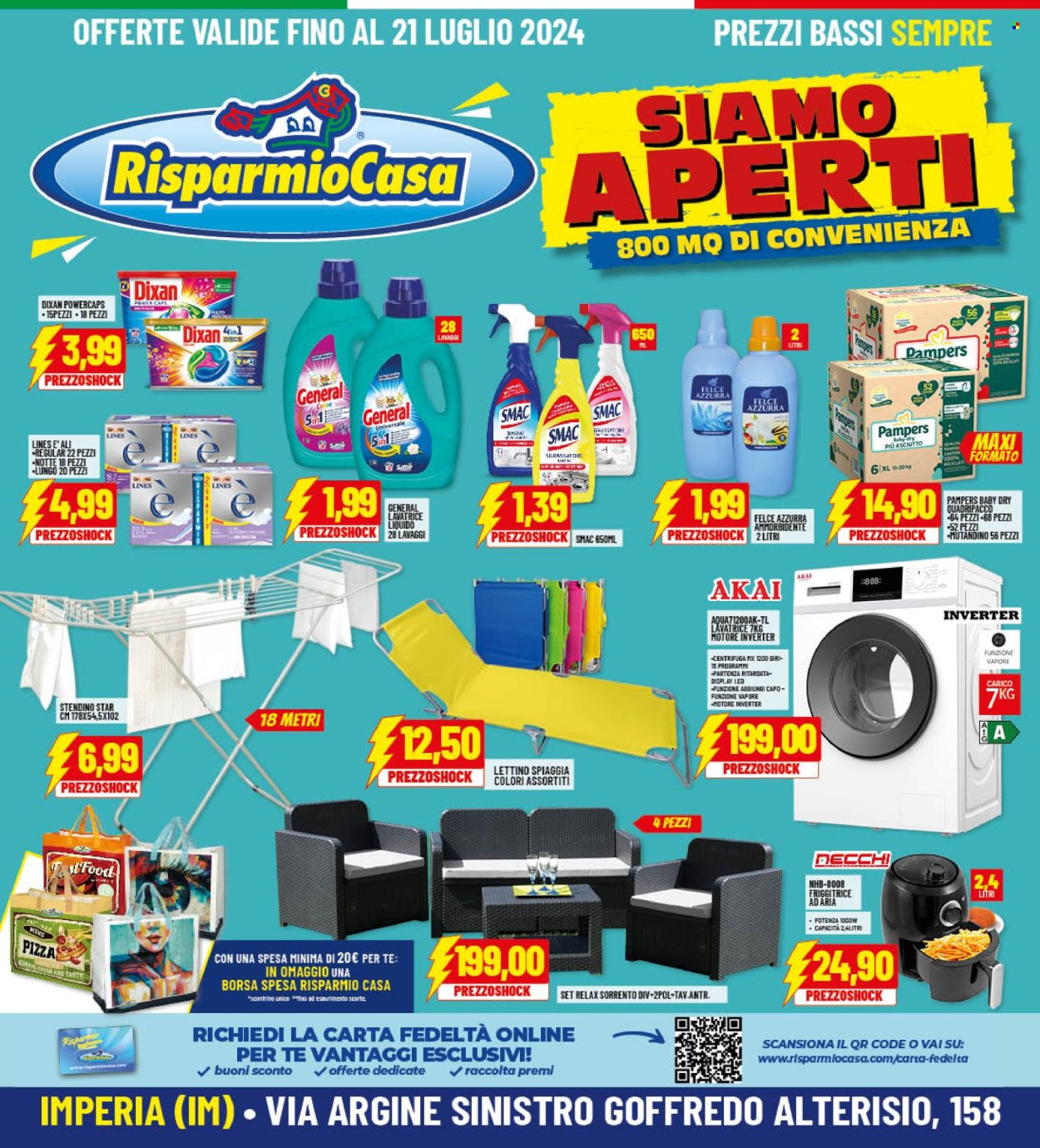 Volantino Risparmio Casa - 10/7/2024 - 21/7/2024. Pagina 1
