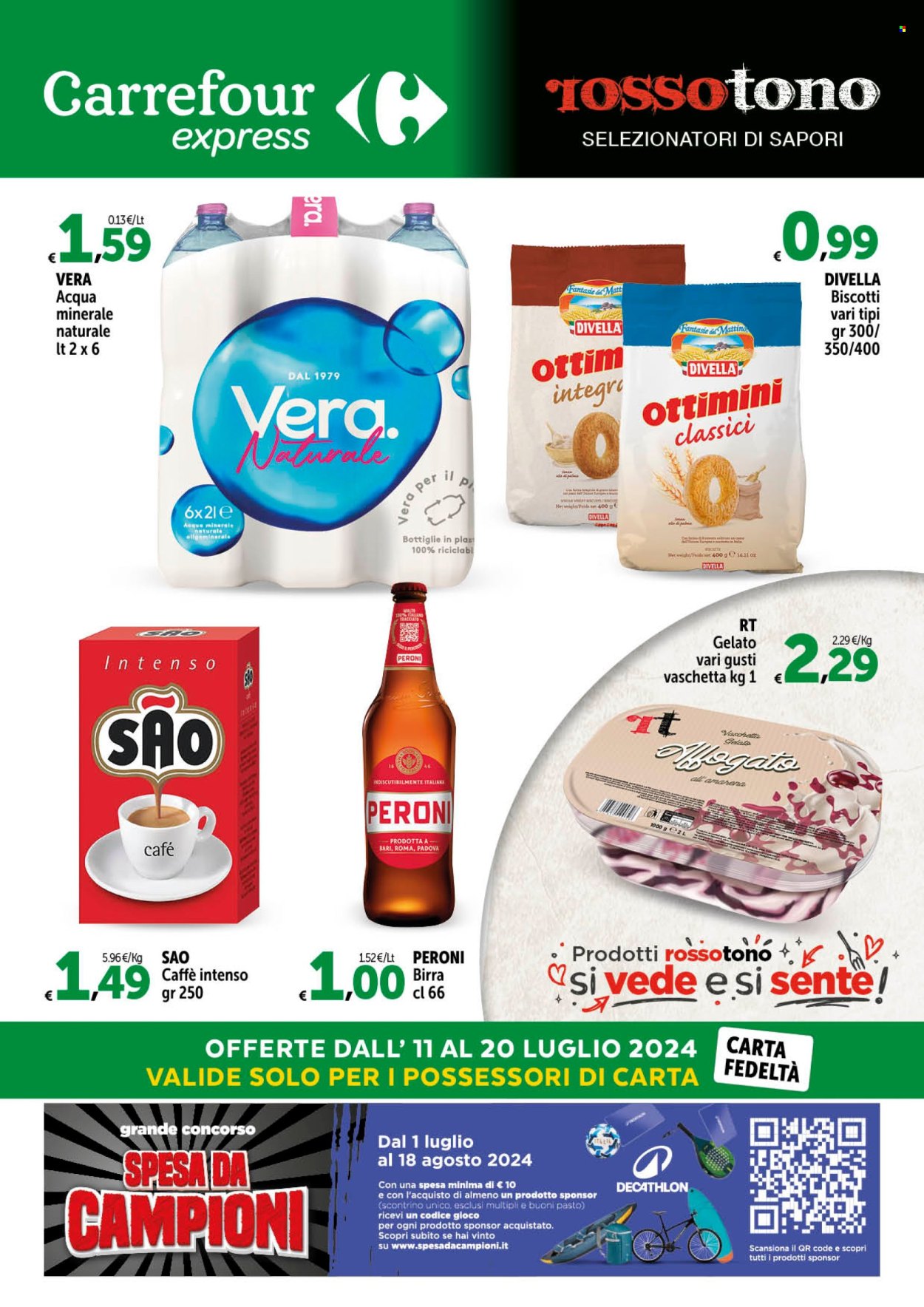 Volantino Carrefour - 11/7/2024 - 20/7/2024. Pagina 1