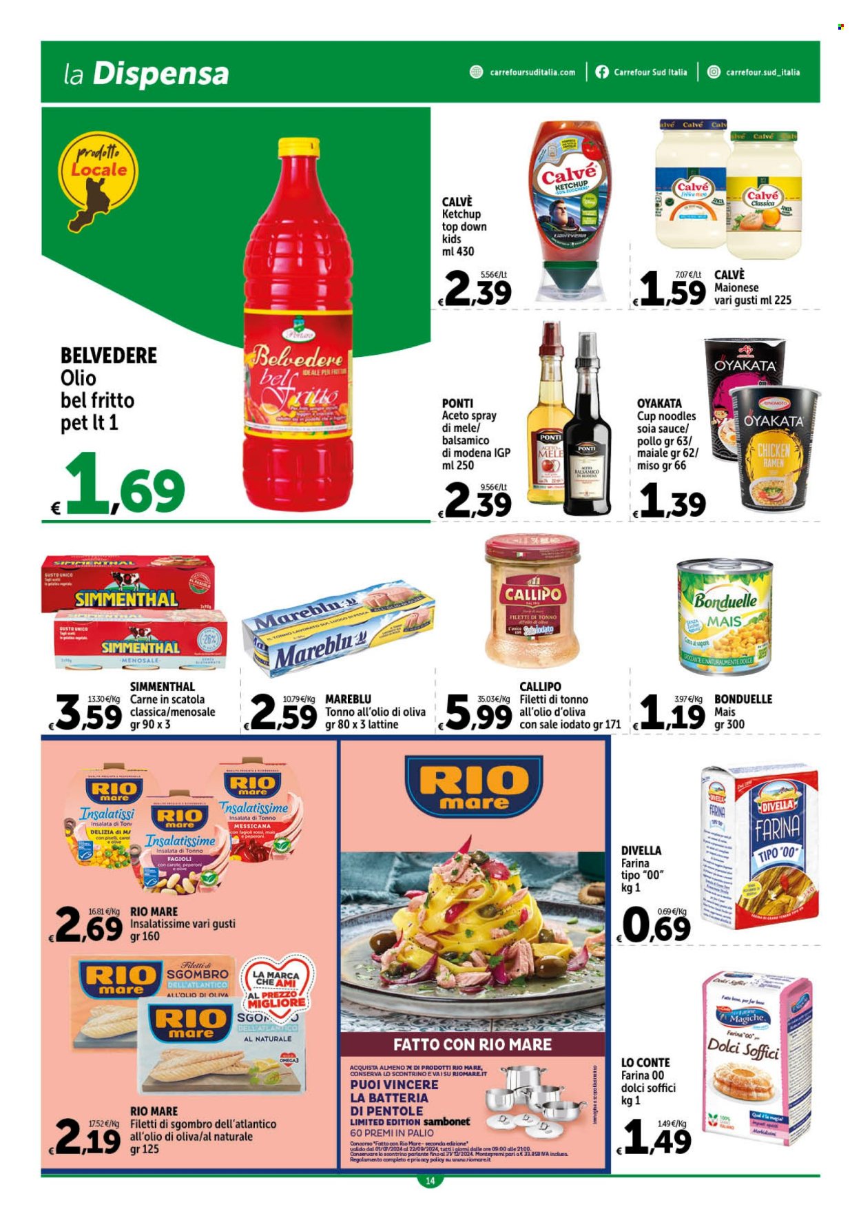 Volantino Carrefour - 11/7/2024 - 20/7/2024. Pagina 14