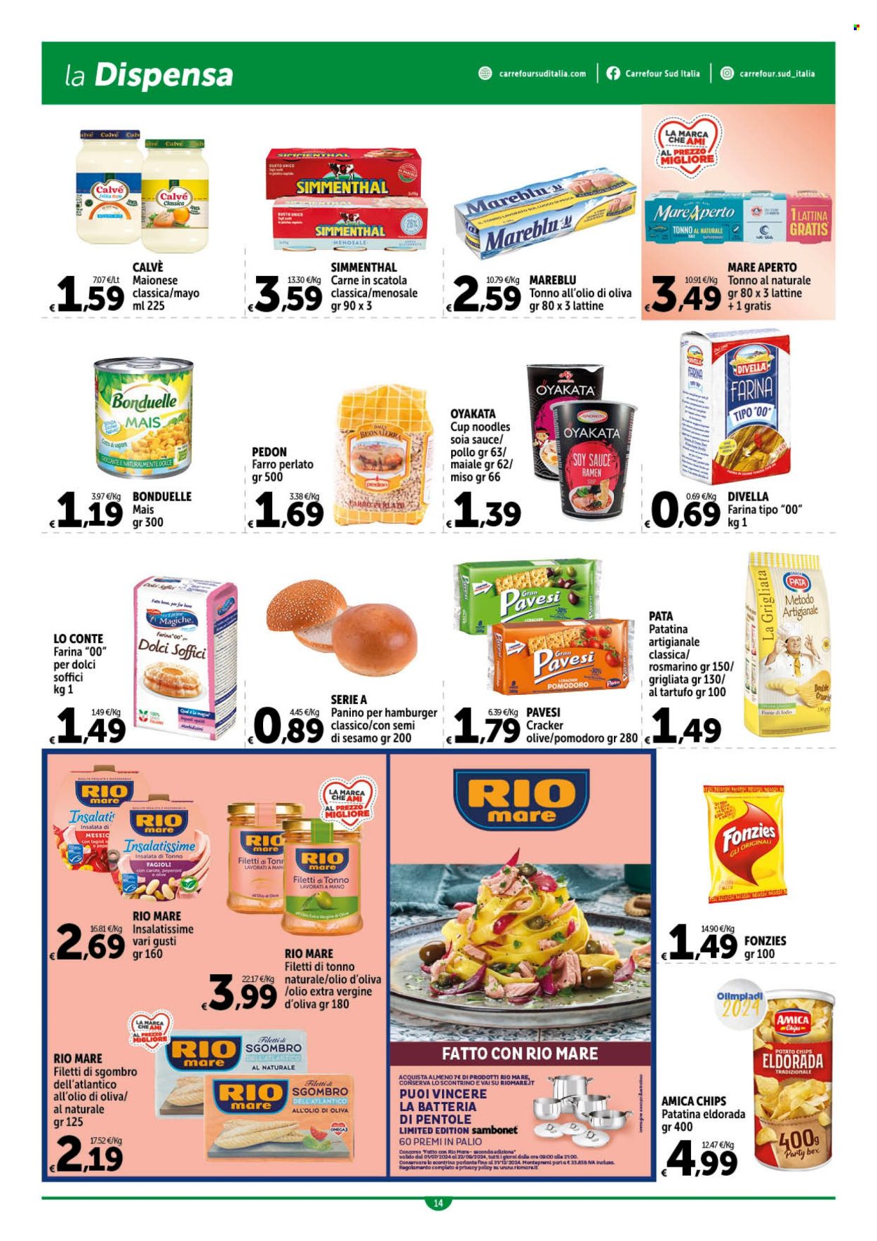 Volantino Carrefour - 11/7/2024 - 20/7/2024. Pagina 14