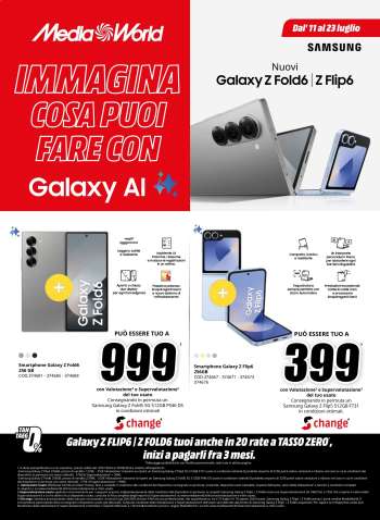 Volantino MediaWorld - 11/7/2024 - 23/7/2024.